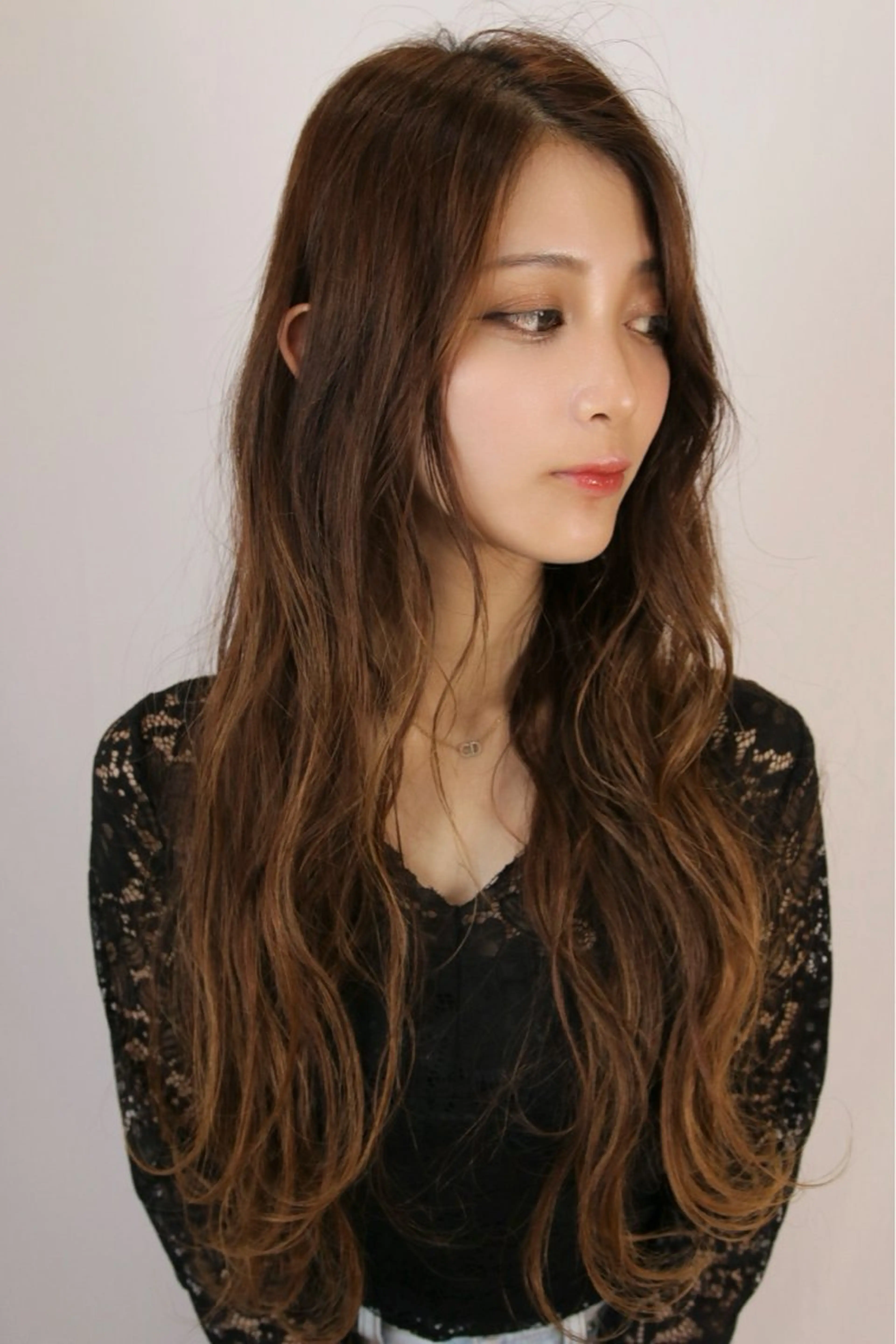 ロング カット ヘアカラー 【天満1艶髪】潤艶/ 髪質改善🌹釣本竜哉のヘアスタイル