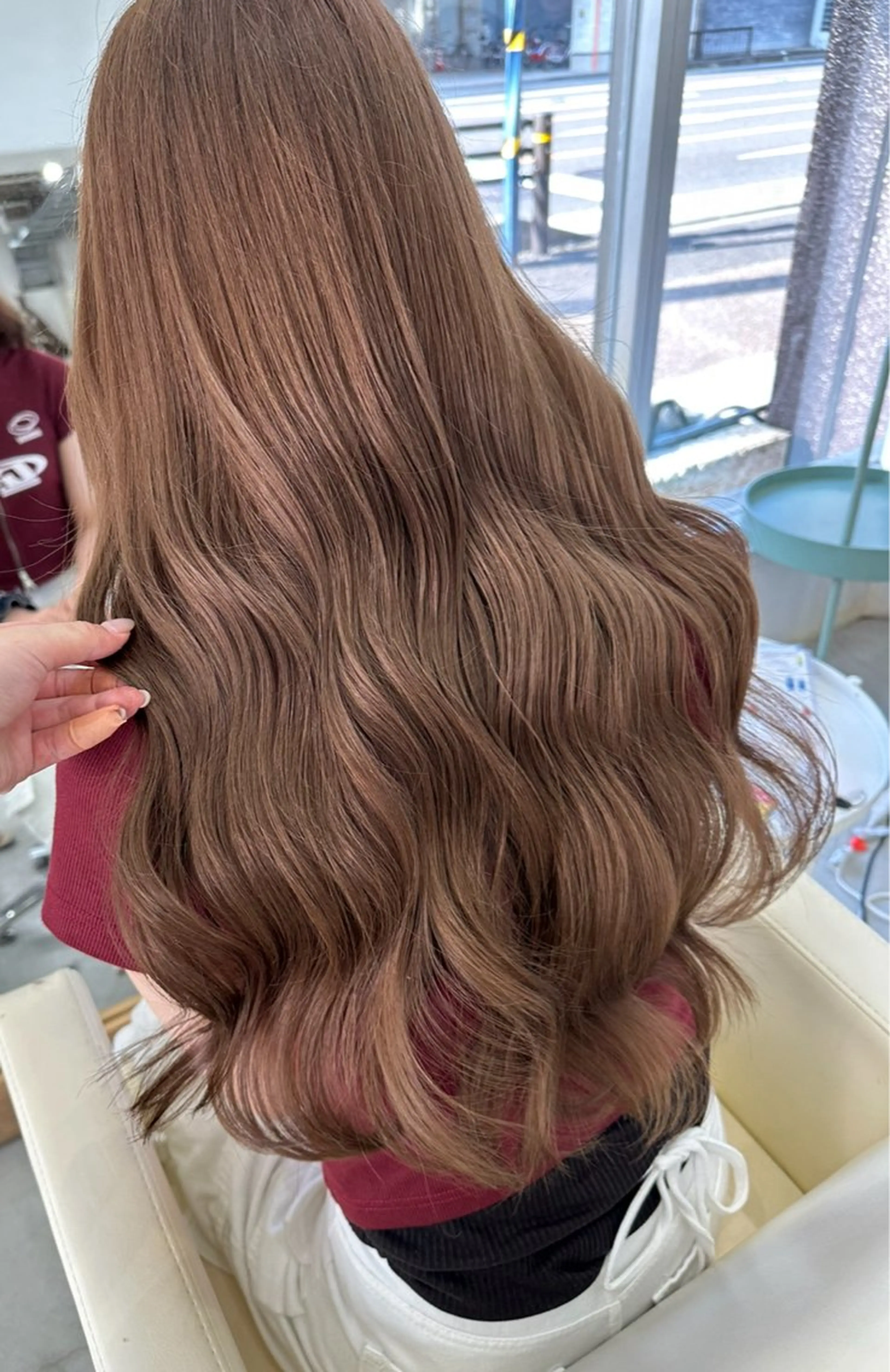 ロング カラー solua所属・さあや 【透け感/艶感】のヘアスタイル