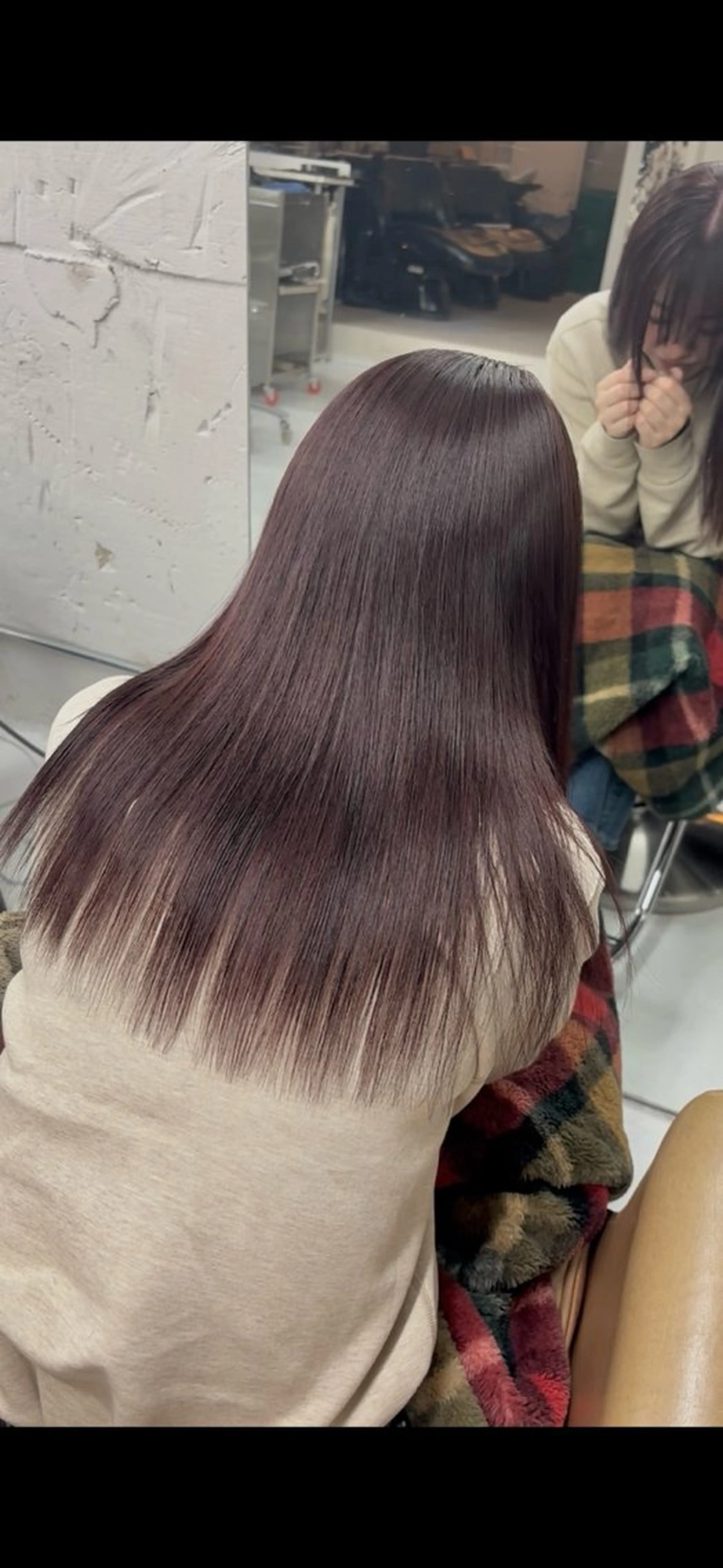 ロング ヘアカラー 縮毛矯正 トリートメント ブリーチෆ‪髪質改善 🎀ོ白岩亜実🎀ོのヘアスタイル