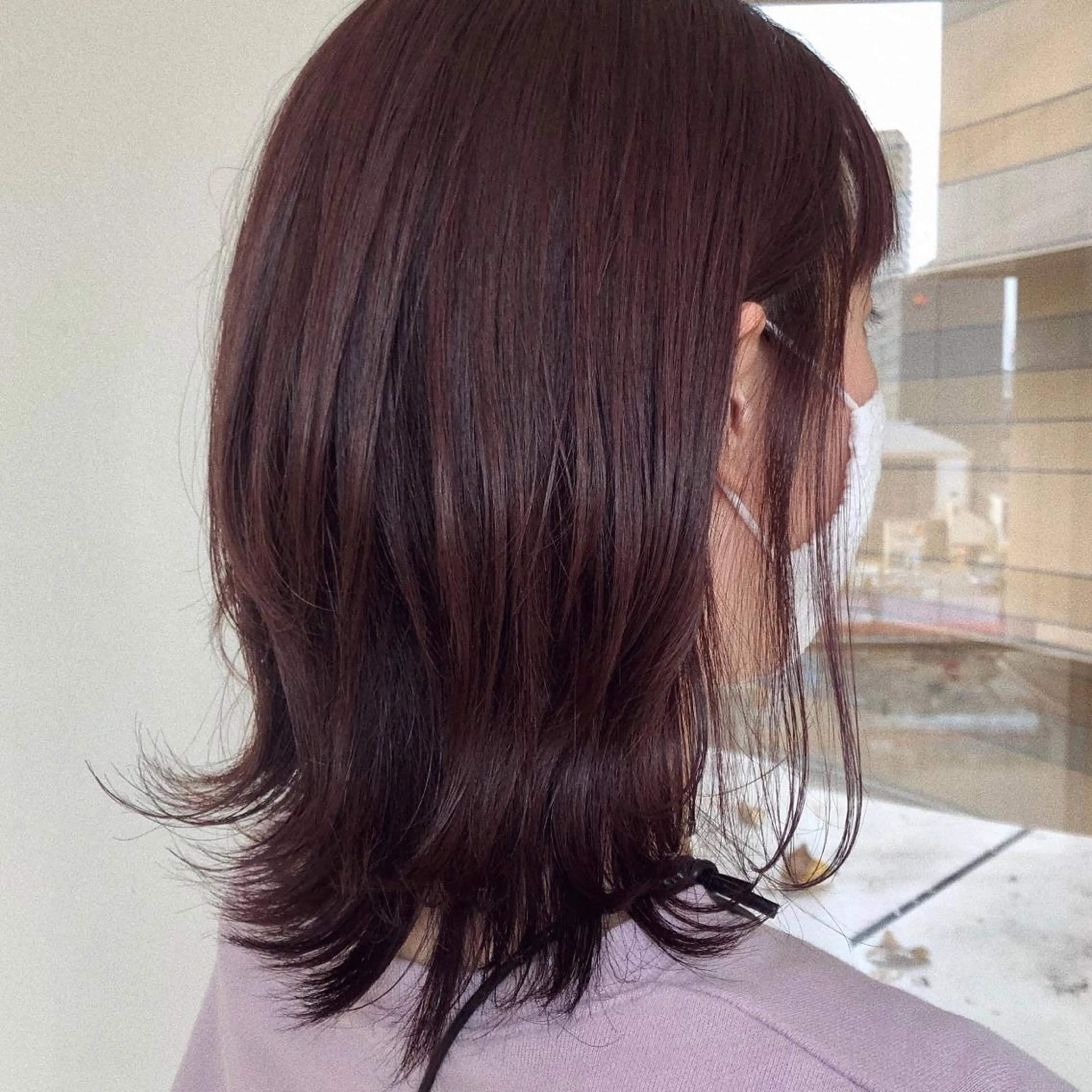 ミディアム 韓国ヘア 🇰🇷 RUKA 🩵🤍のヘアスタイル