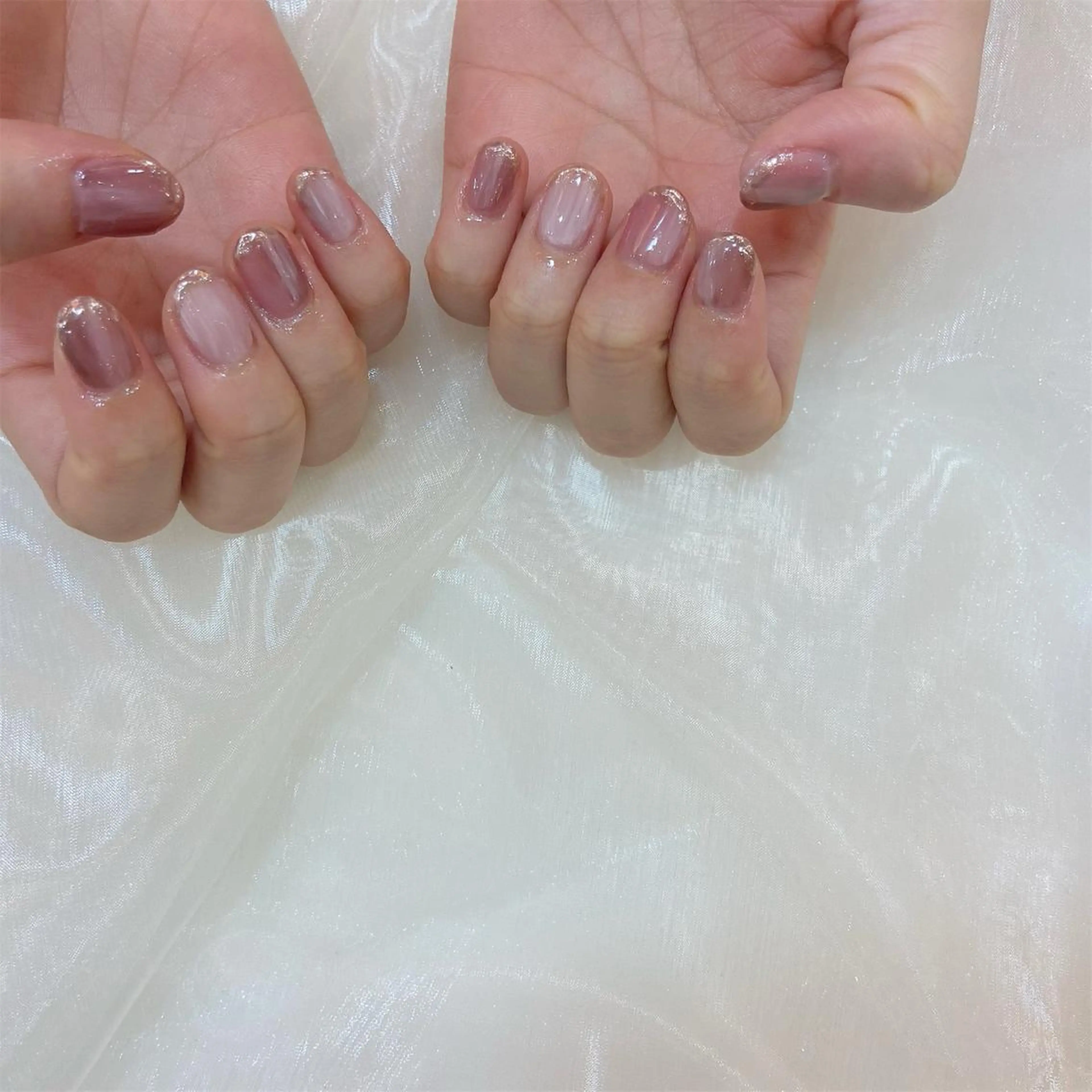 ネイル ハンドネイル 𝕄𝕚𝕪𝕦🤍 自由が丘⌇パラジェルのネイルデザイン