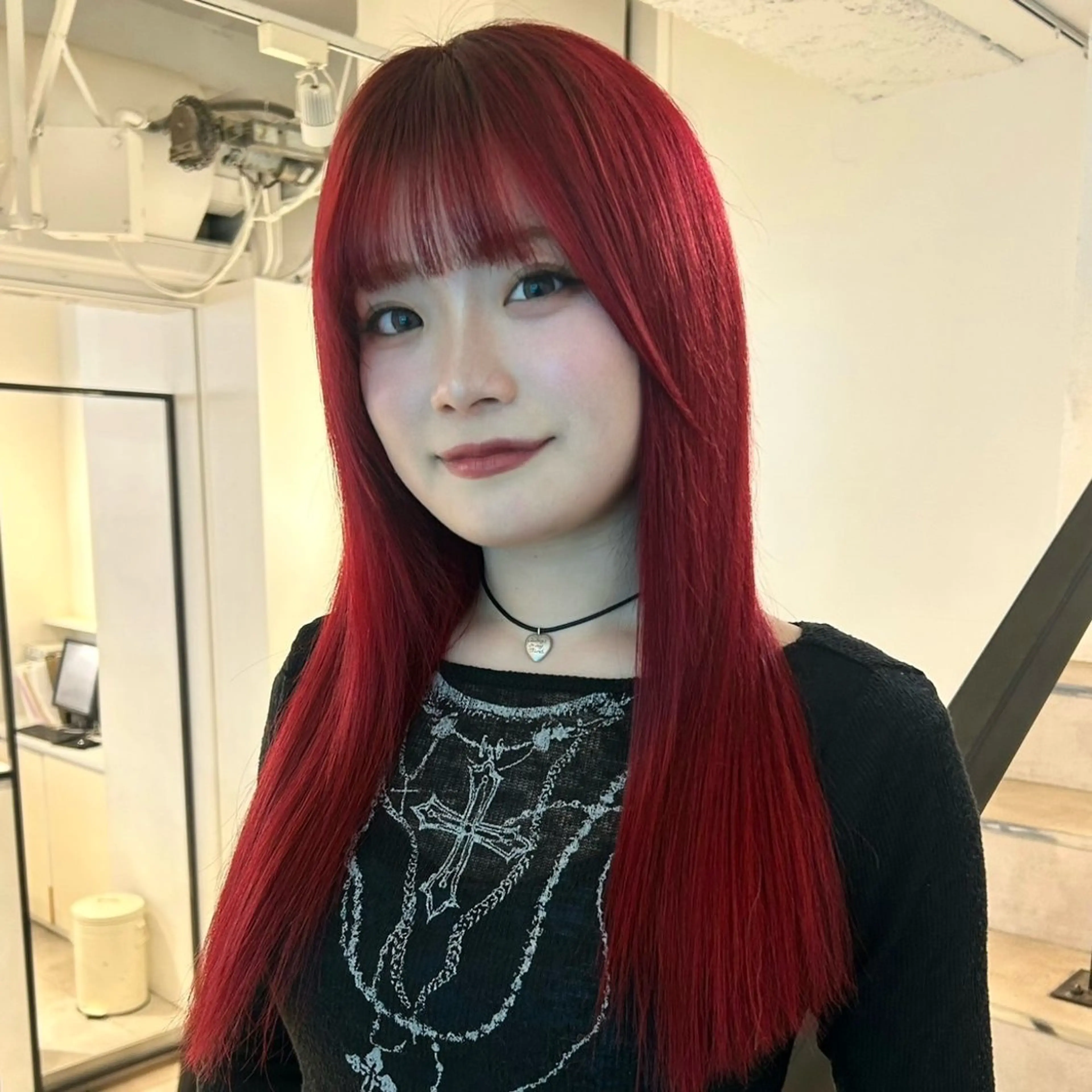 カラー 暖色カラー/ ネイル momo🍀☆*:°のヘアスタイル