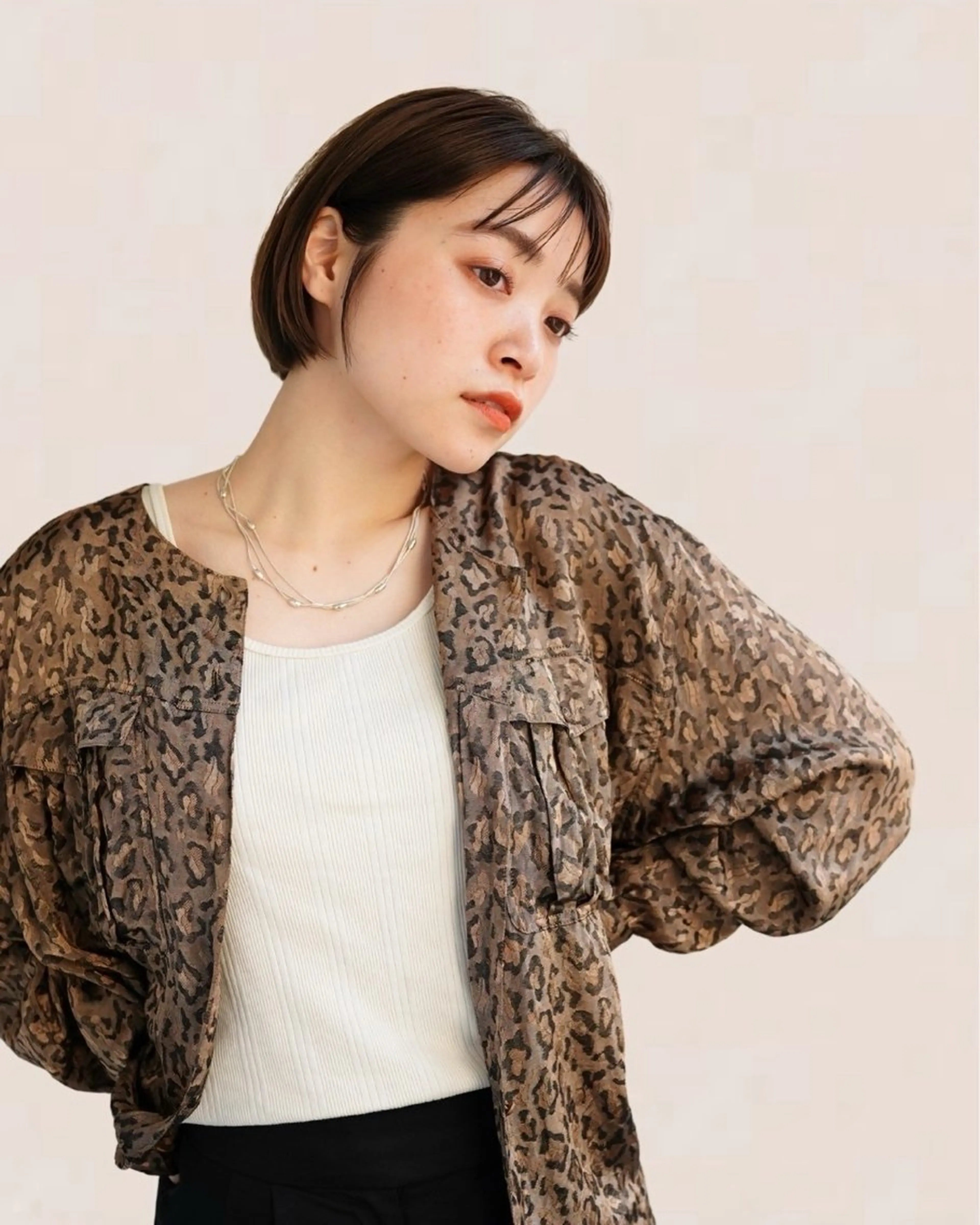 ショート カラー 銀座⚜️【脱白髪染め 美髪矯正】トグチのヘアスタイル