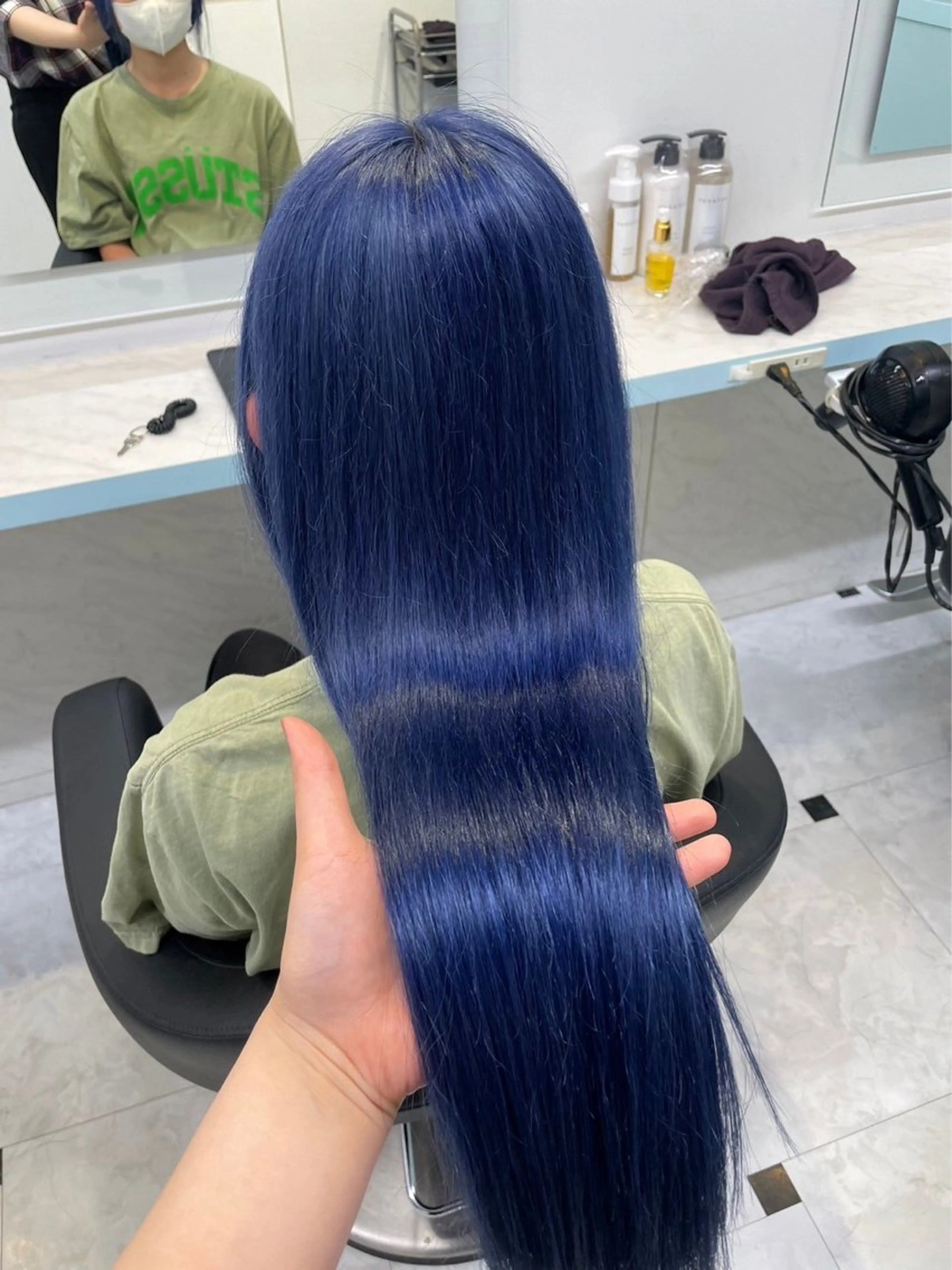 ロング カラー ハイトーン🌈メンズ カット♡Machanのヘアスタイル