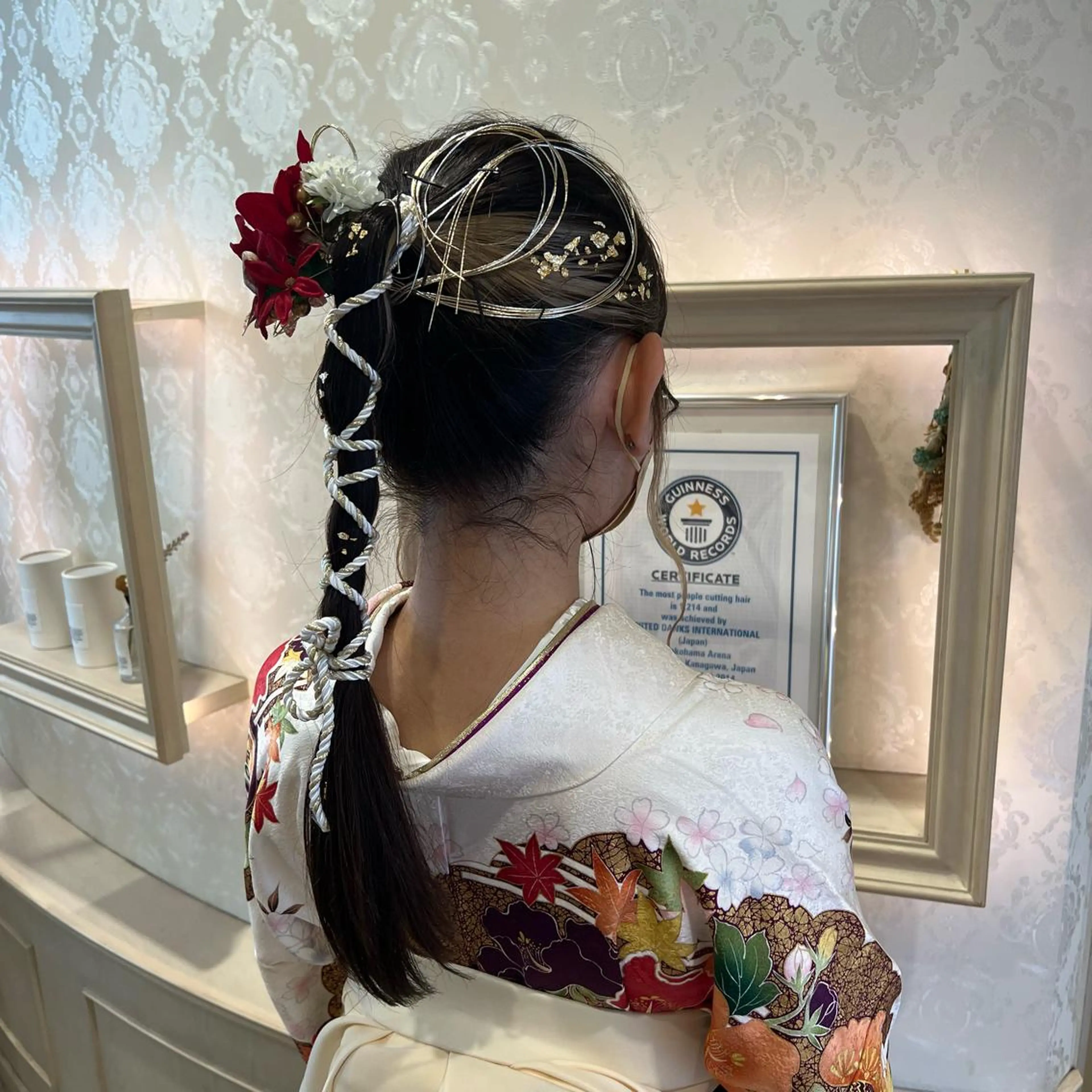 ヘアアレンジ 卒業式のヘアスタイル SALOWIN川崎WEST店所属・🌷川崎/アレンジ/ 暖色ボブ/コトネ🌷のヘアスタイル
