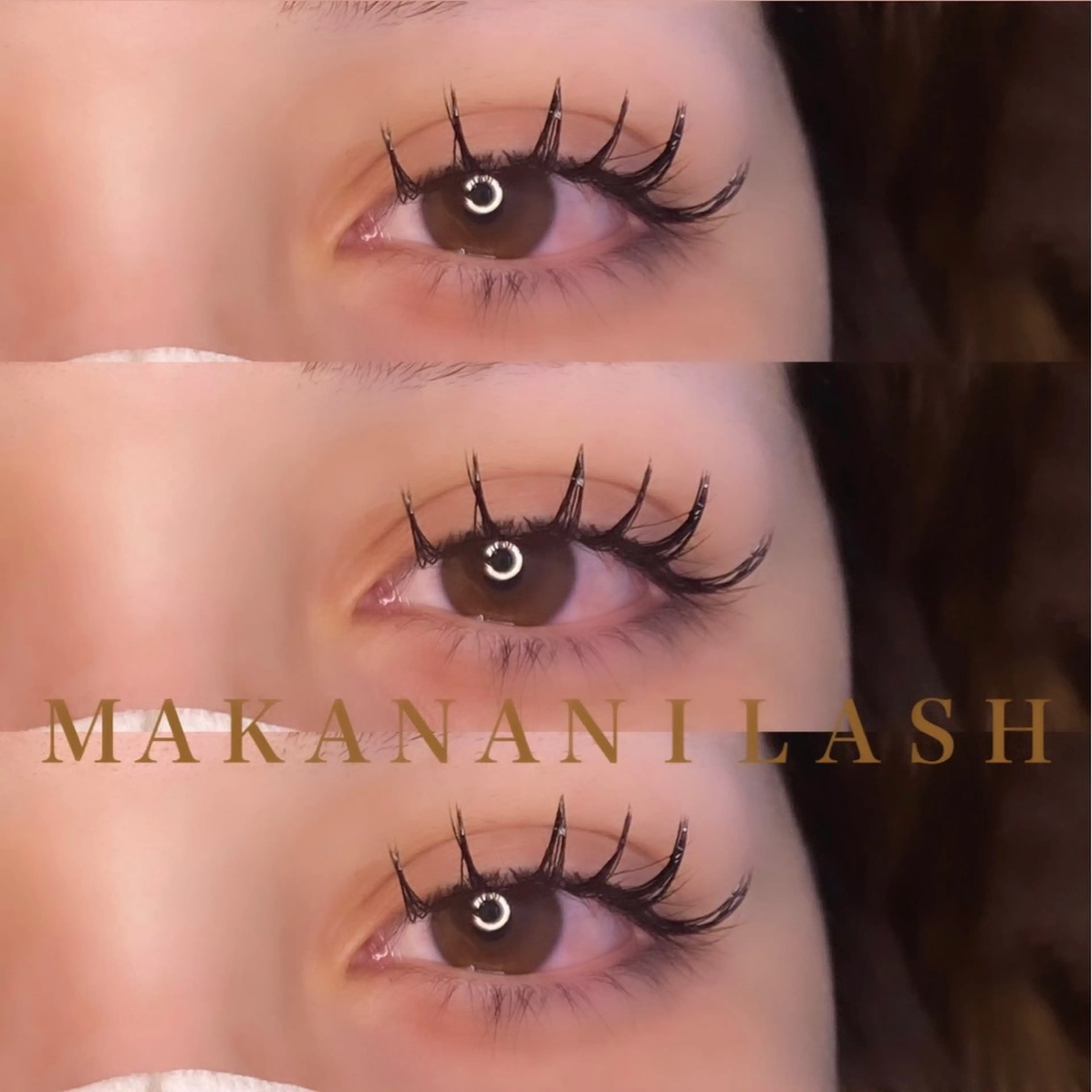 マツエク・マツパ 束感まつ毛 フラットラッシュ マツエク ヤマグチ リンのマツエク・マツパデザイン