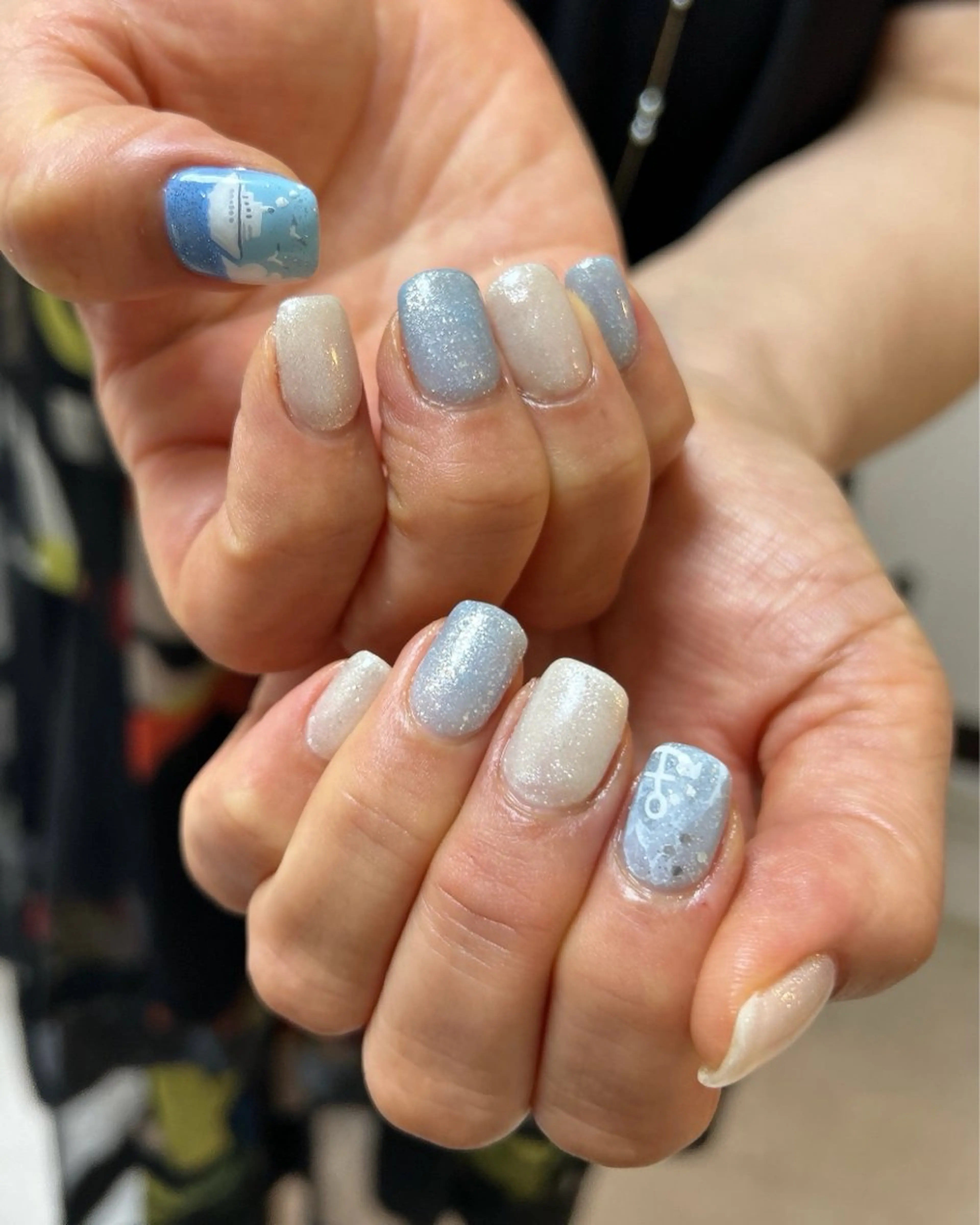 ネイル アートネイル ハンドネイル ten nail salon　かえでのネイルデザイン
