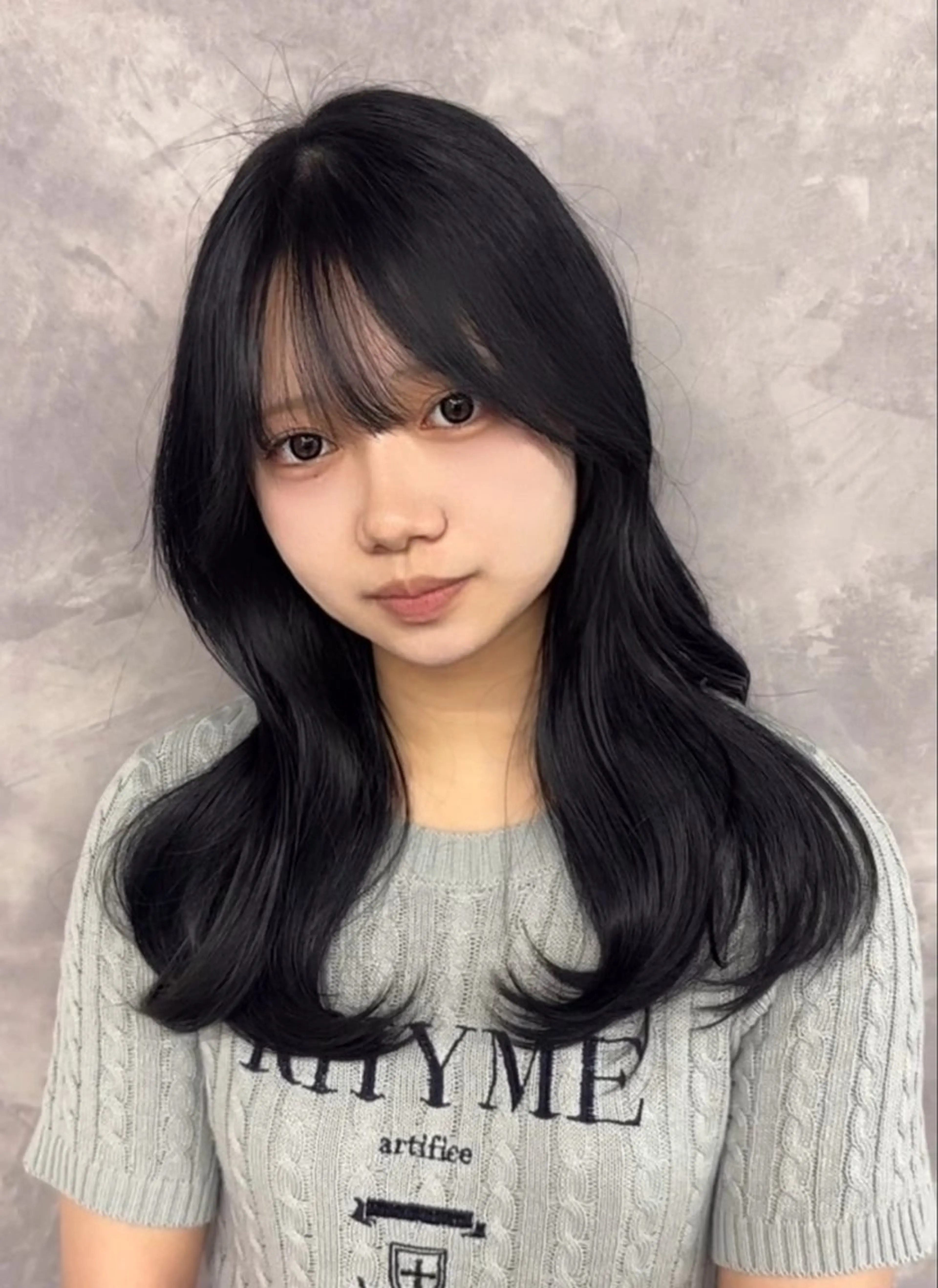 セミロング カラー ブリーチ 髪質改善 トリートメント カット ヘアカラー トリートメント ブリーチなしカラー/ 髪質改善　　佐藤 豪のヘアスタイル