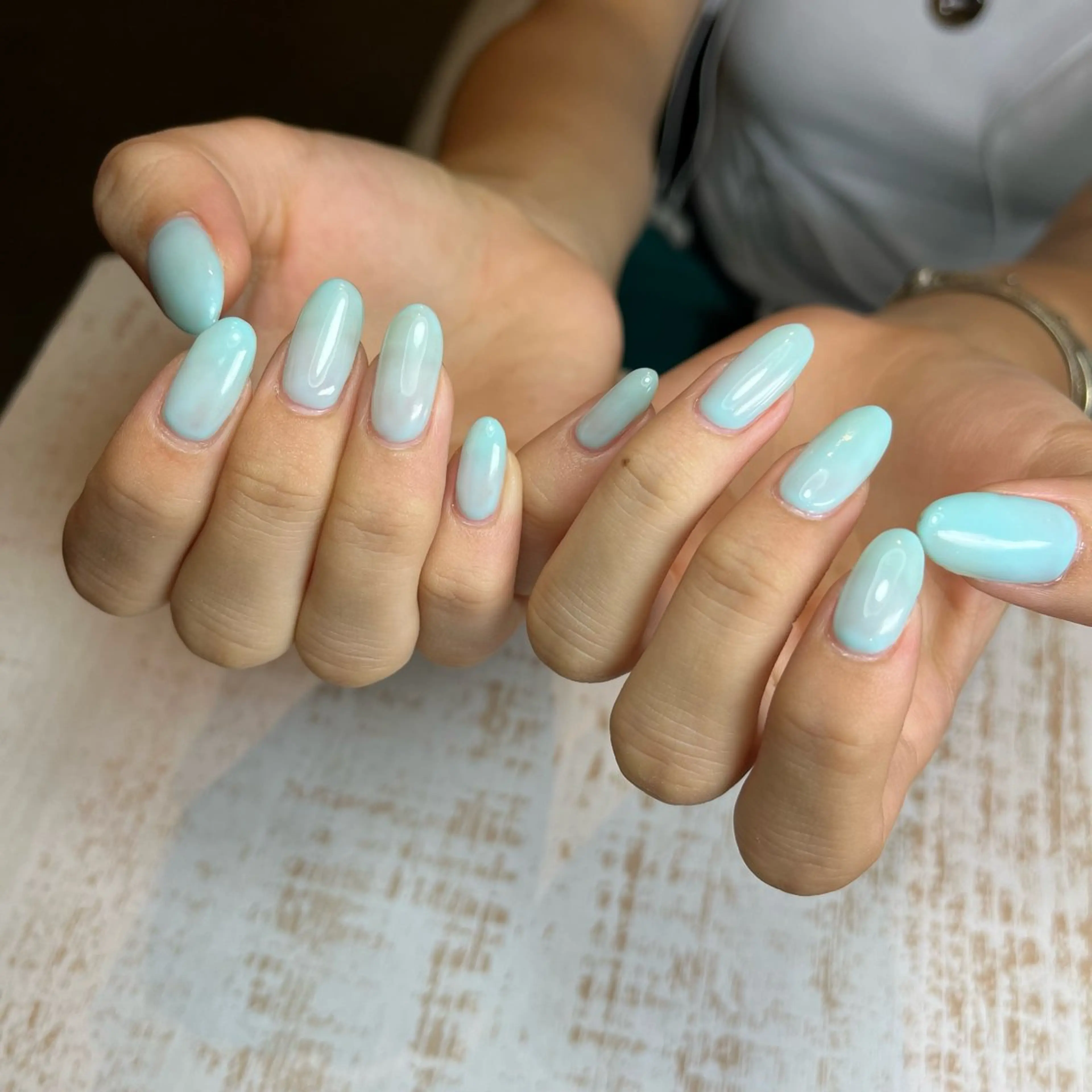 【初回オフ無料ケア込み】長さだし10本🌈ワンカラー✨の写真