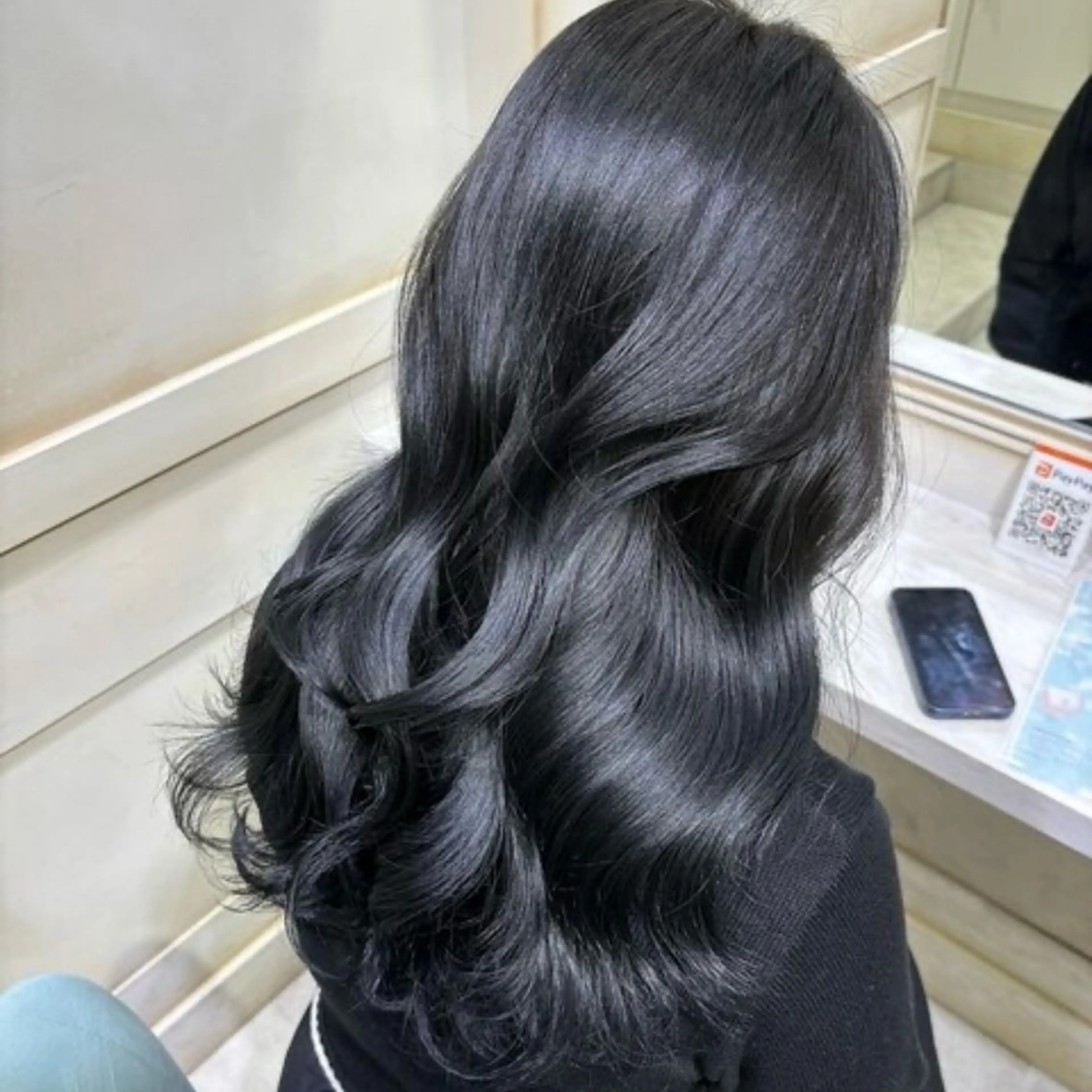 セミロング ヘアカラー トリートメント 🩷 レナ 🩷のヘアスタイル