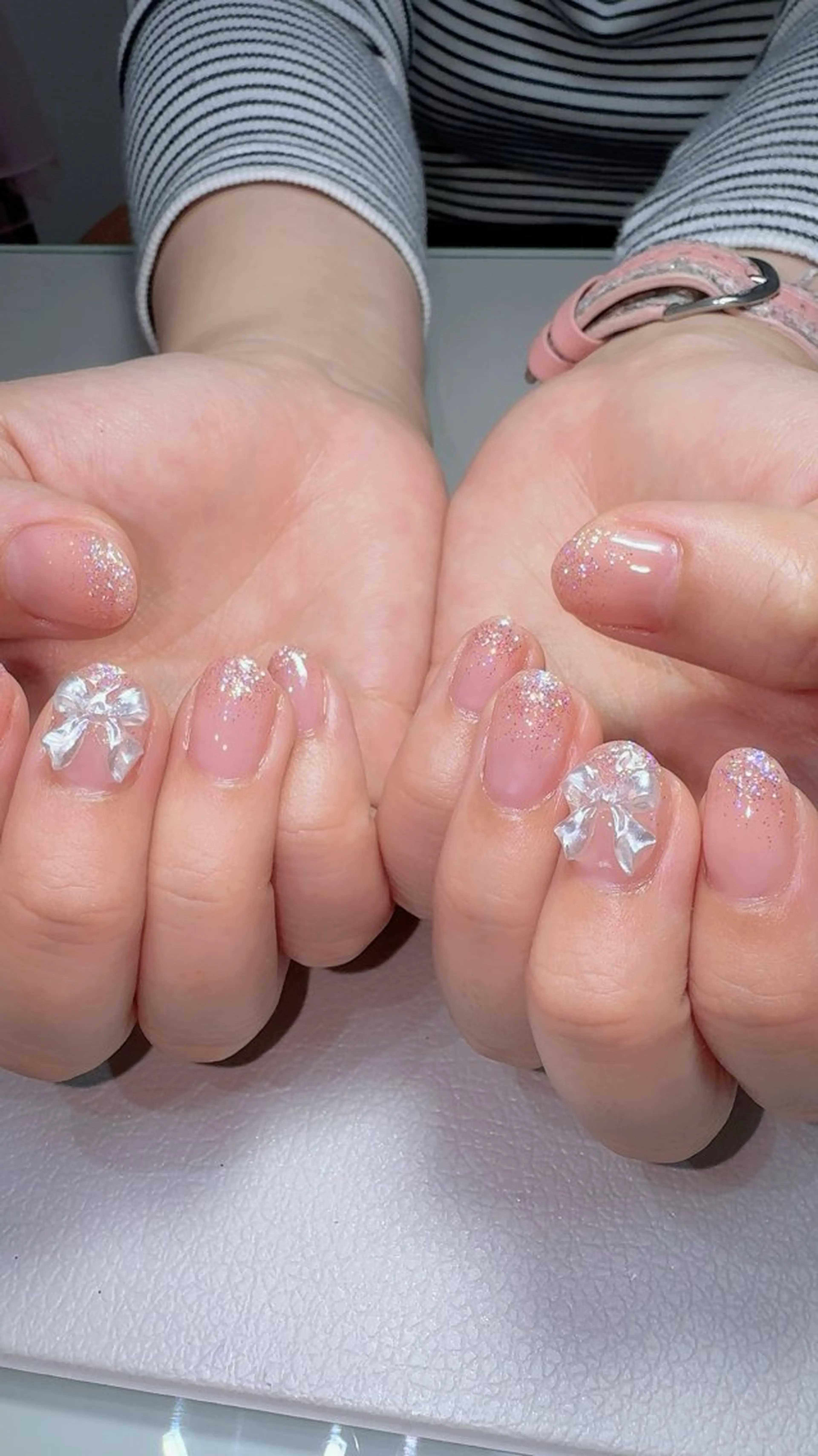 ネイル キラキラネイル ラメ(グリッター) ハンドネイル nailsalon urüm (ウルム)のネイルデザイン