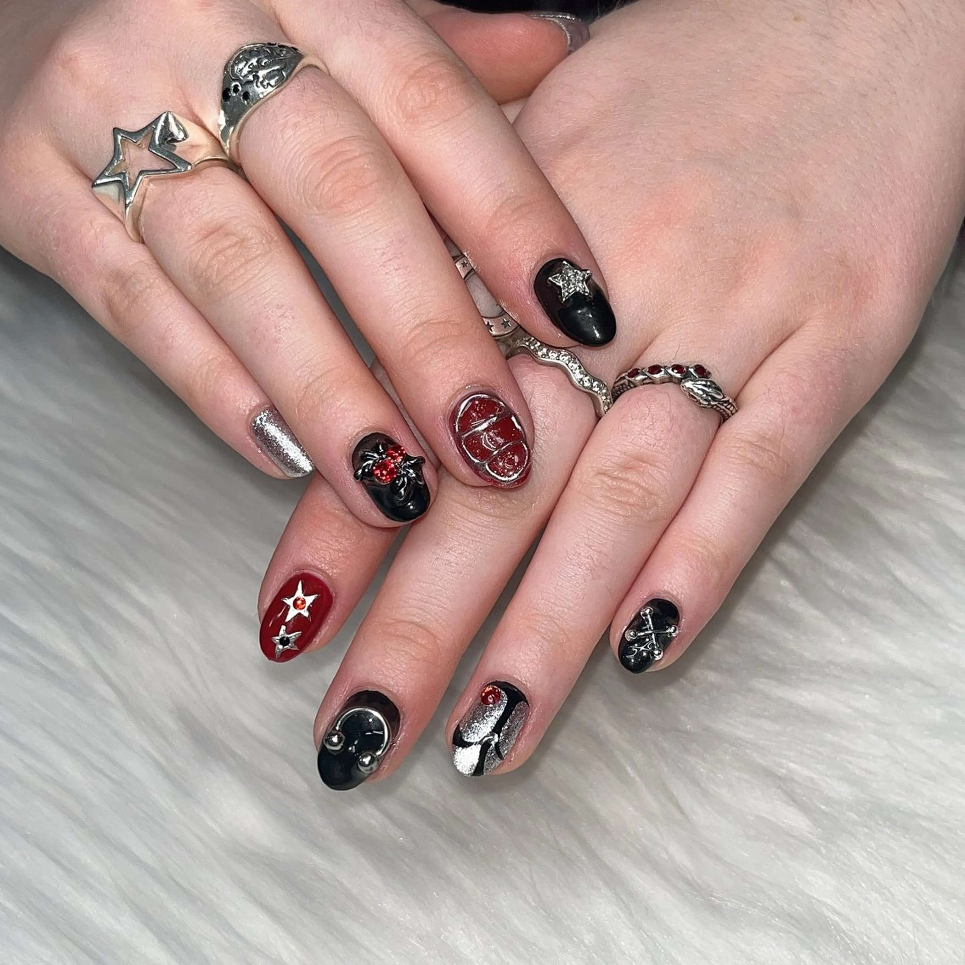 ネイル アートネイル キラキラネイル 韓国ネイル ラメ(グリッター) ロングネイル 🐕🦺Yappy 💗A-tanのネイルデザイン