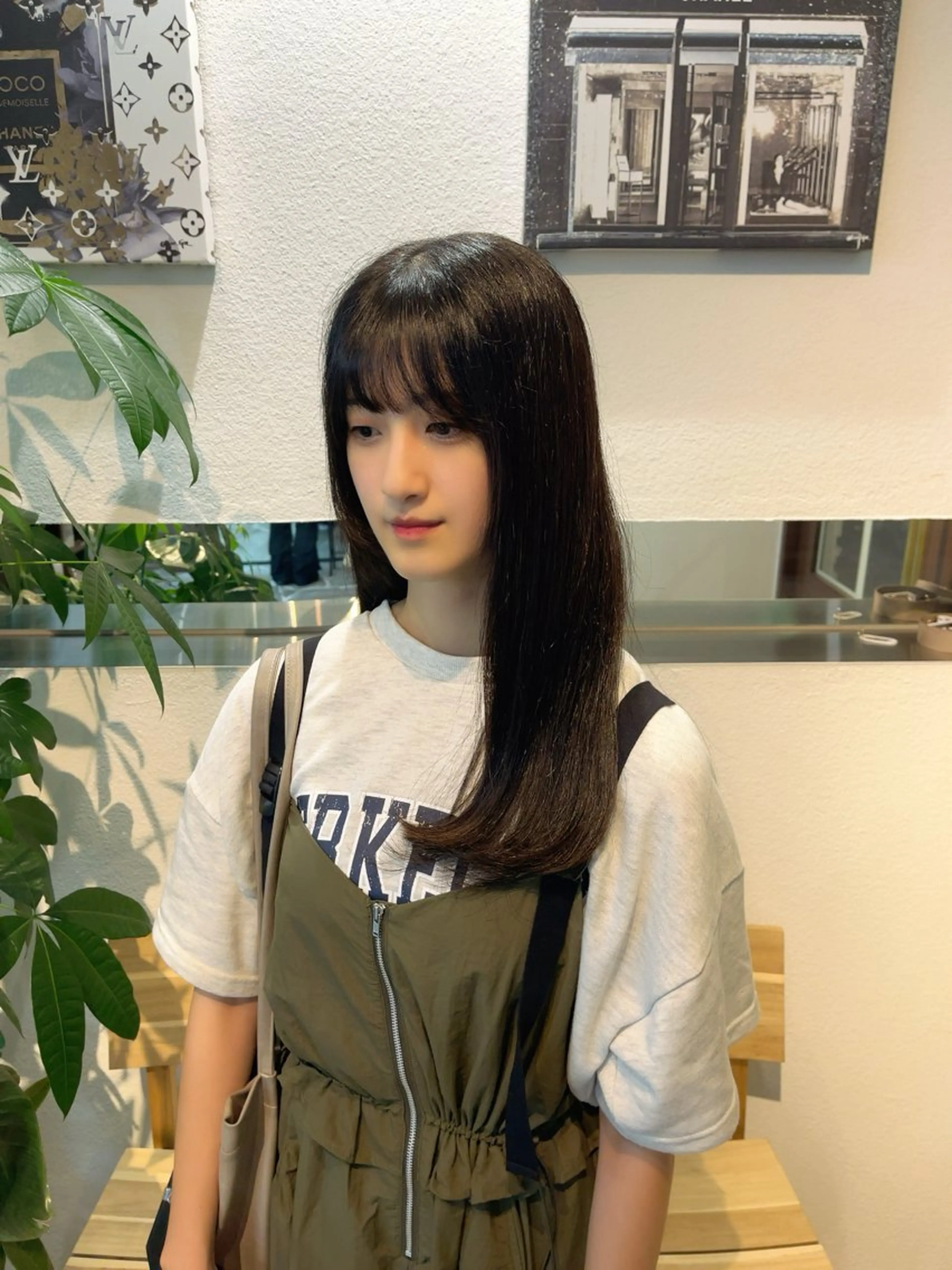 ロング suzuka/透明感 カラー 美髪縮毛矯正のヘアスタイル