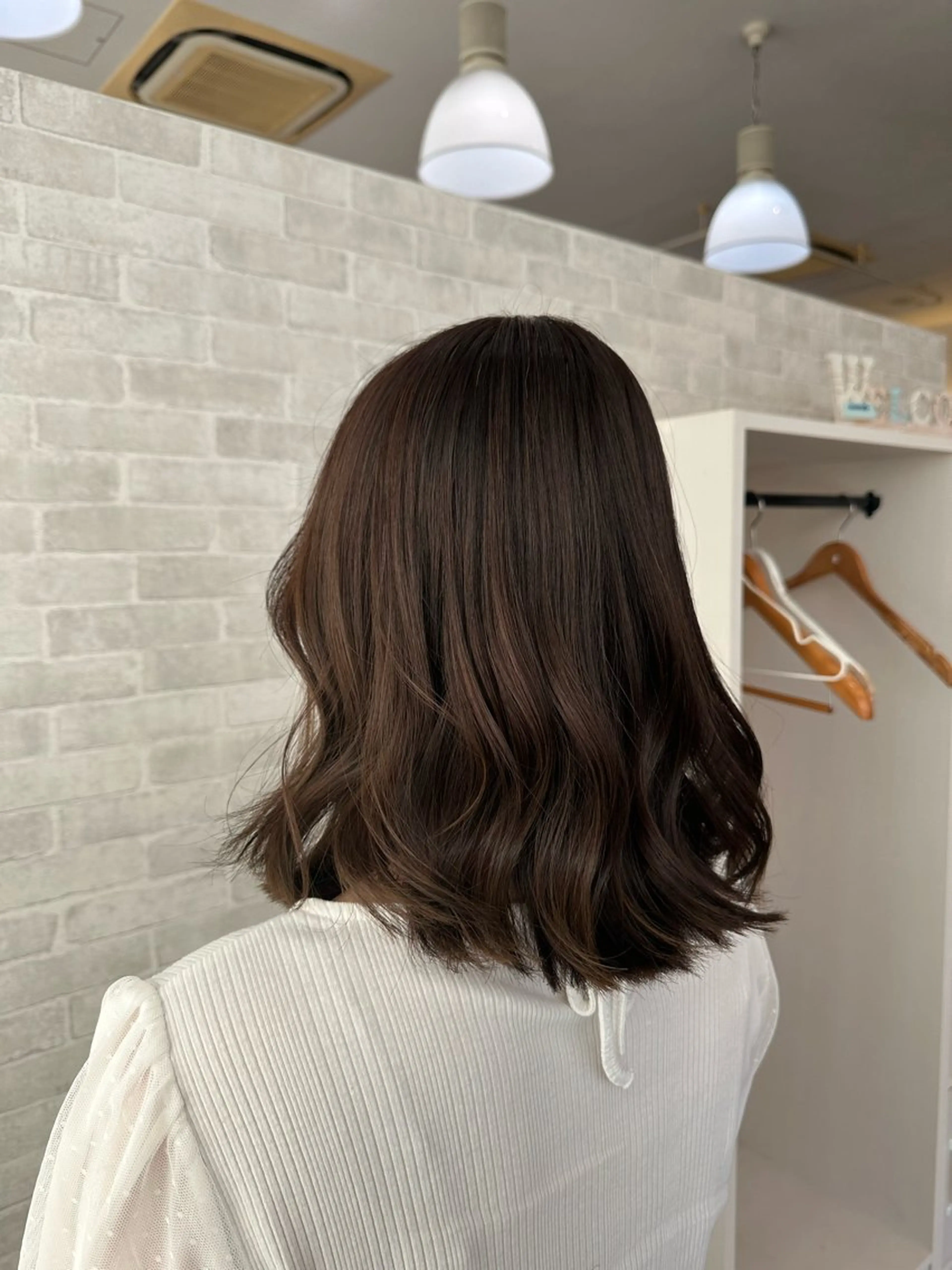ミディアム カラー ヘアカラー トリートメント 福岡 舞のヘアスタイル