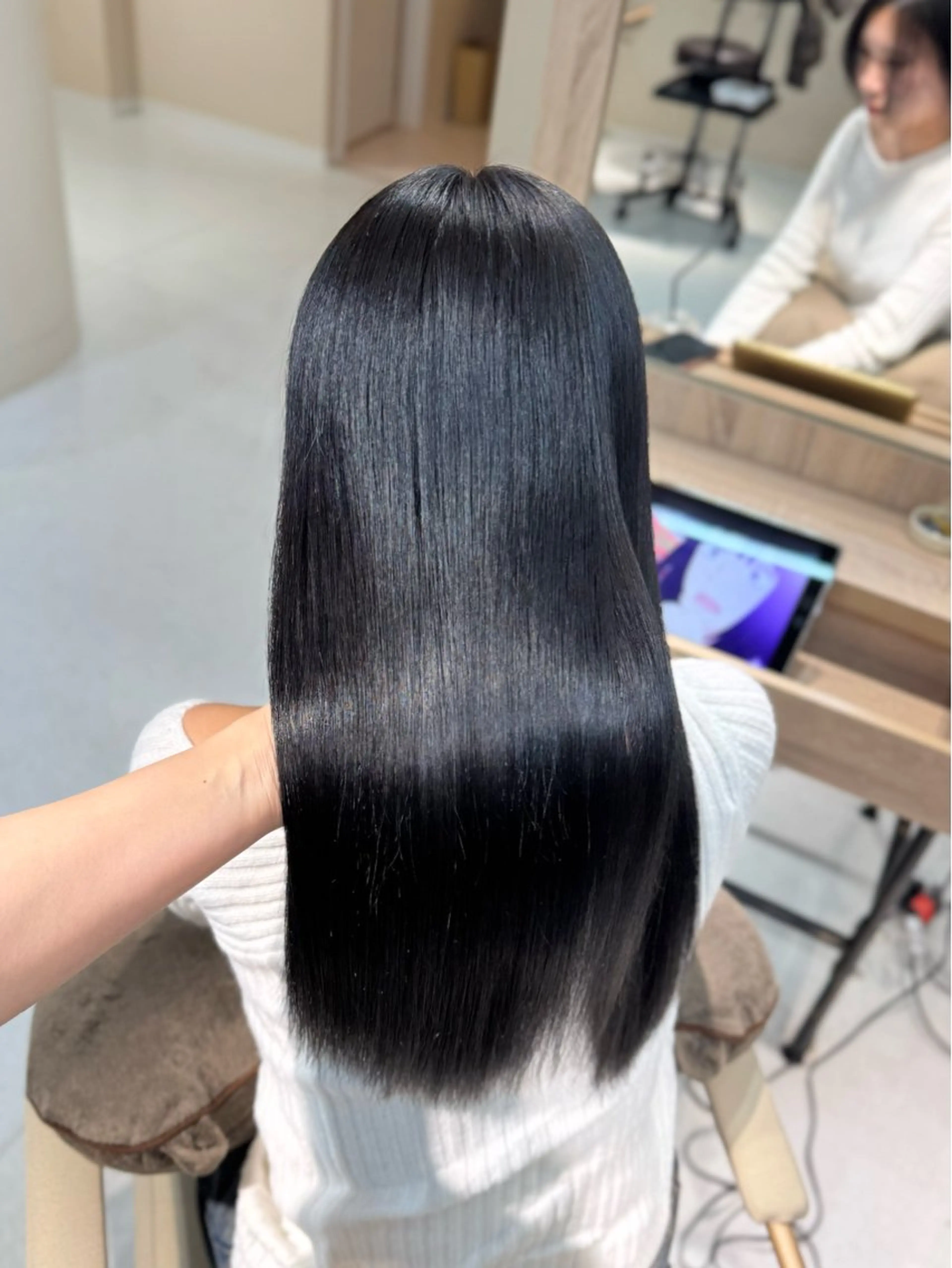 ロング カラー ラベンダーカラー ラベンダーグレー ヘアカラー トリートメント juprey所属・jupreÿ 𝒔𝒂𝒚𝒂🍓のヘアスタイル