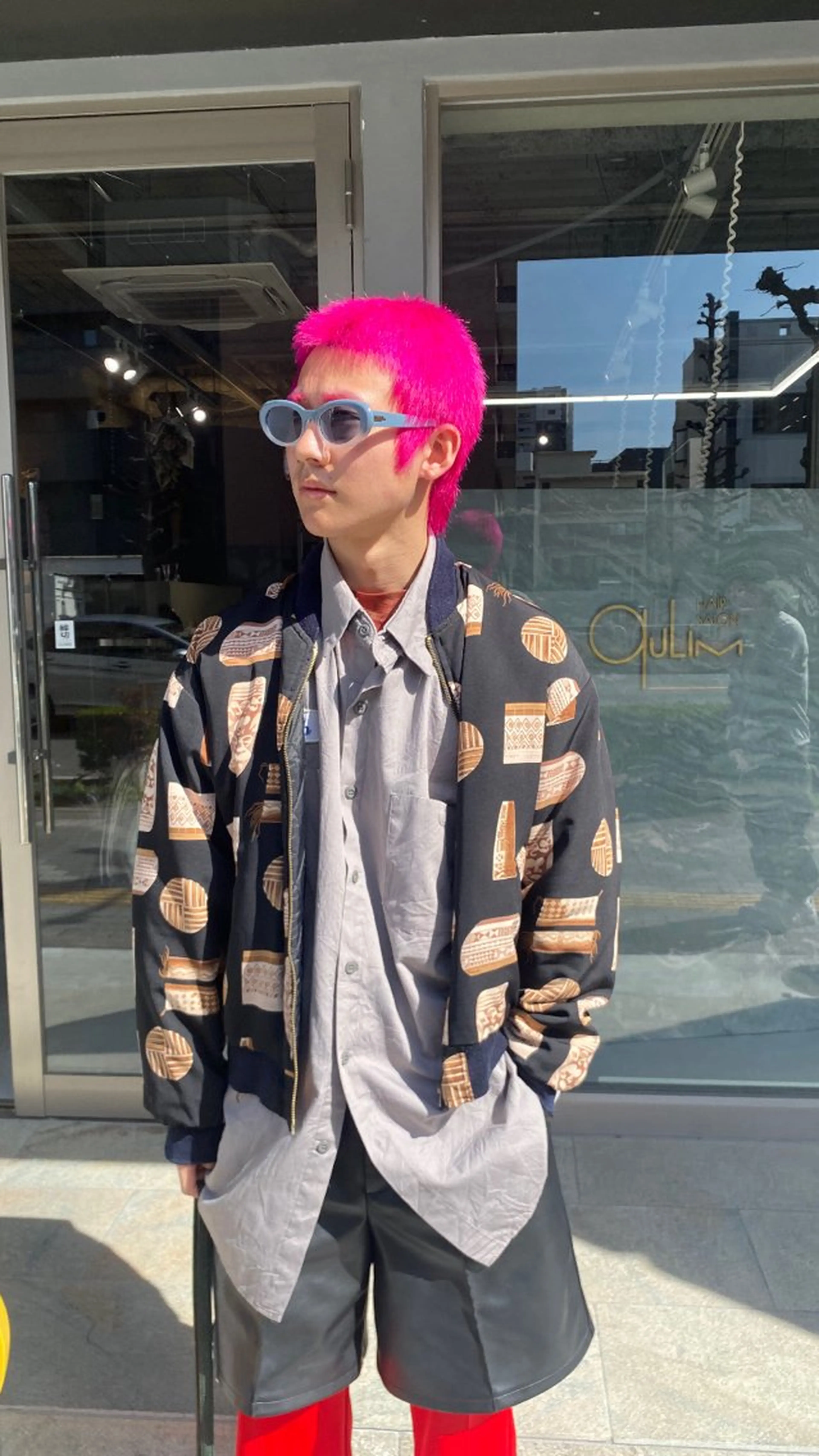 ショート カラー メンズ ヘアカラー qulim所属・前橋 姫奈のヘアスタイル