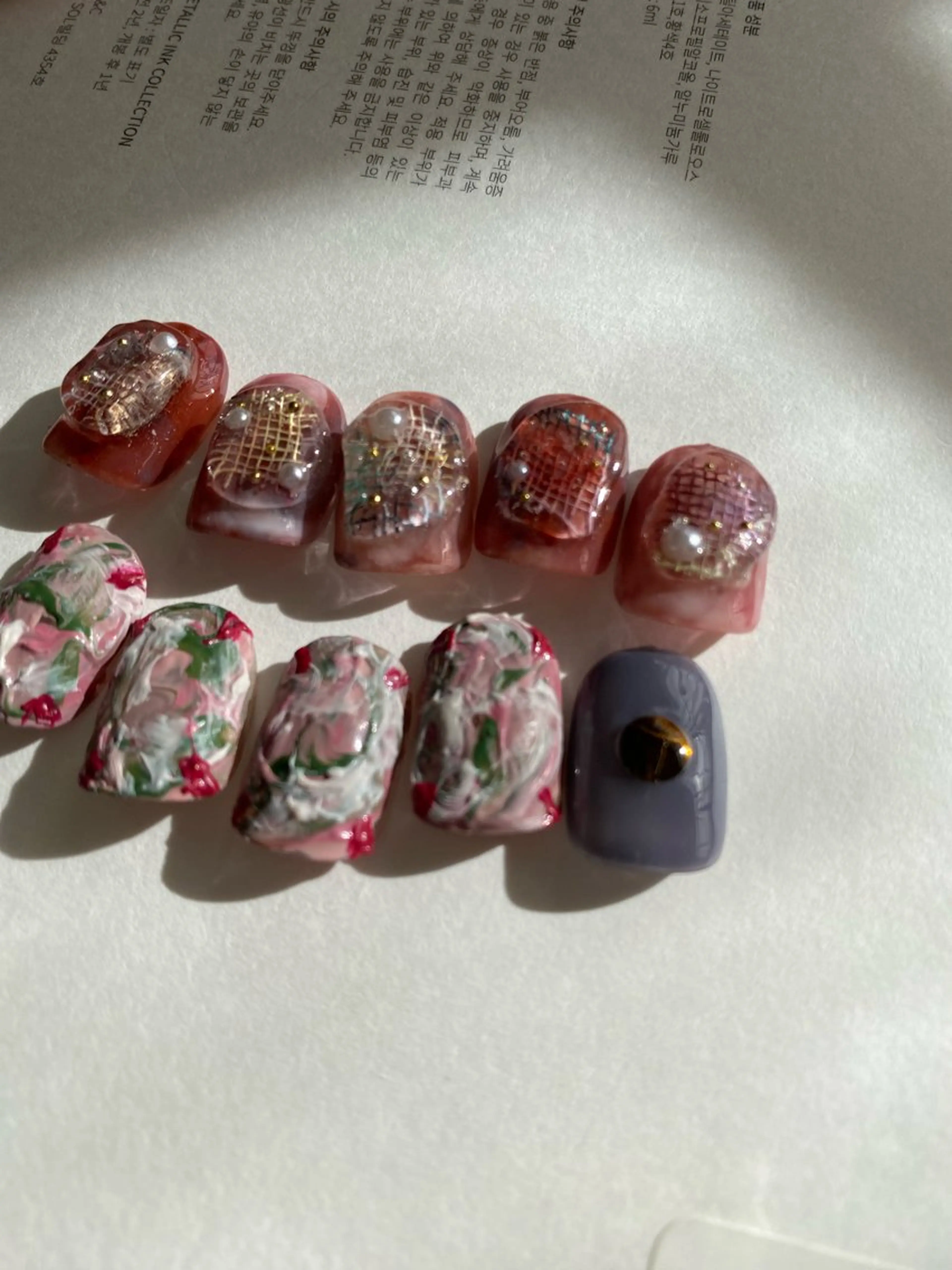 ネイル ジェルネイル マグネットネイル 持ち込み ニュアンスネイル ワンカラーネイル ハンドネイル 草加ニュアンスネイル 🌚hersのネイルデザイン
