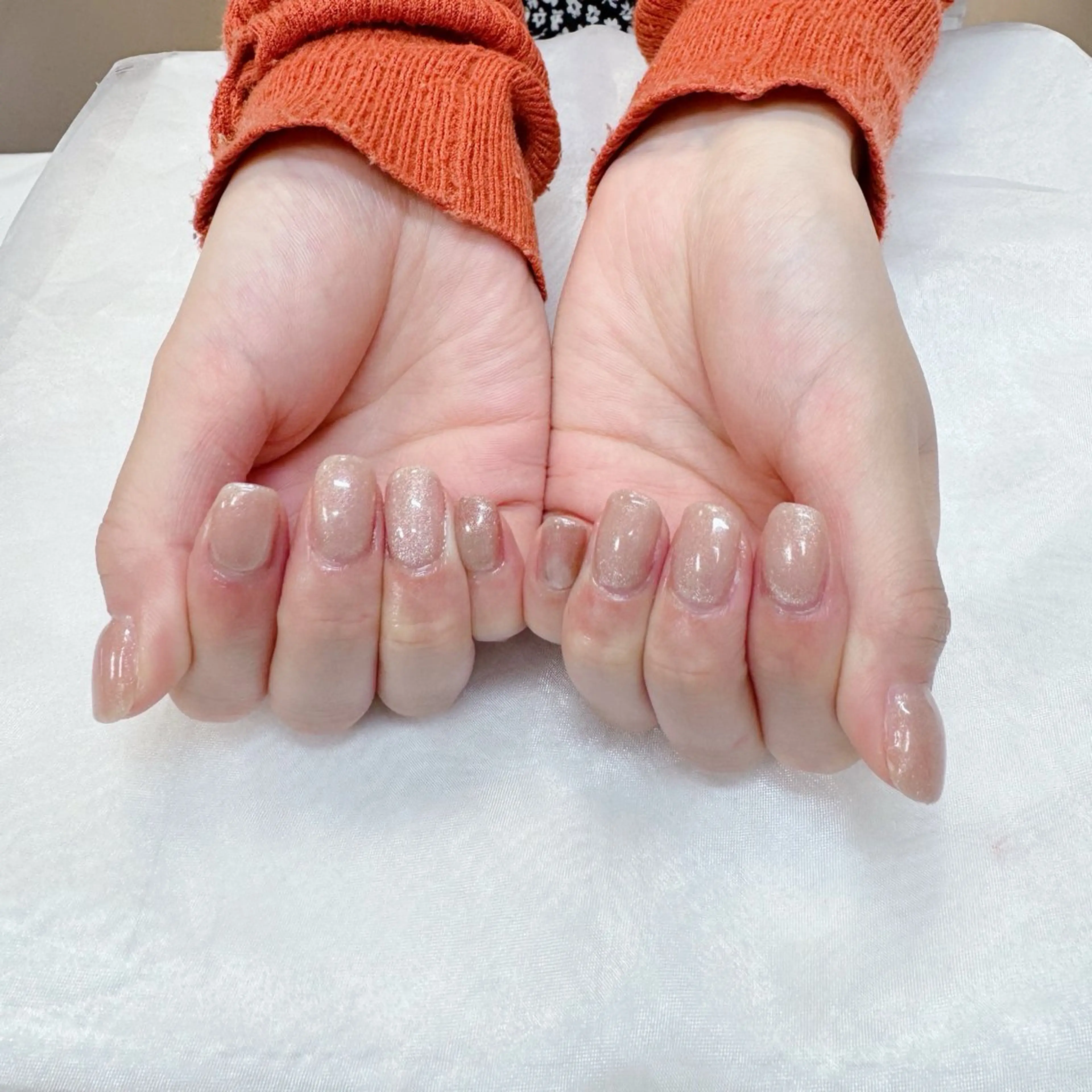 ネイル キラキラネイル マグネットネイル オフィスネイル maruyasu. yのネイルデザイン