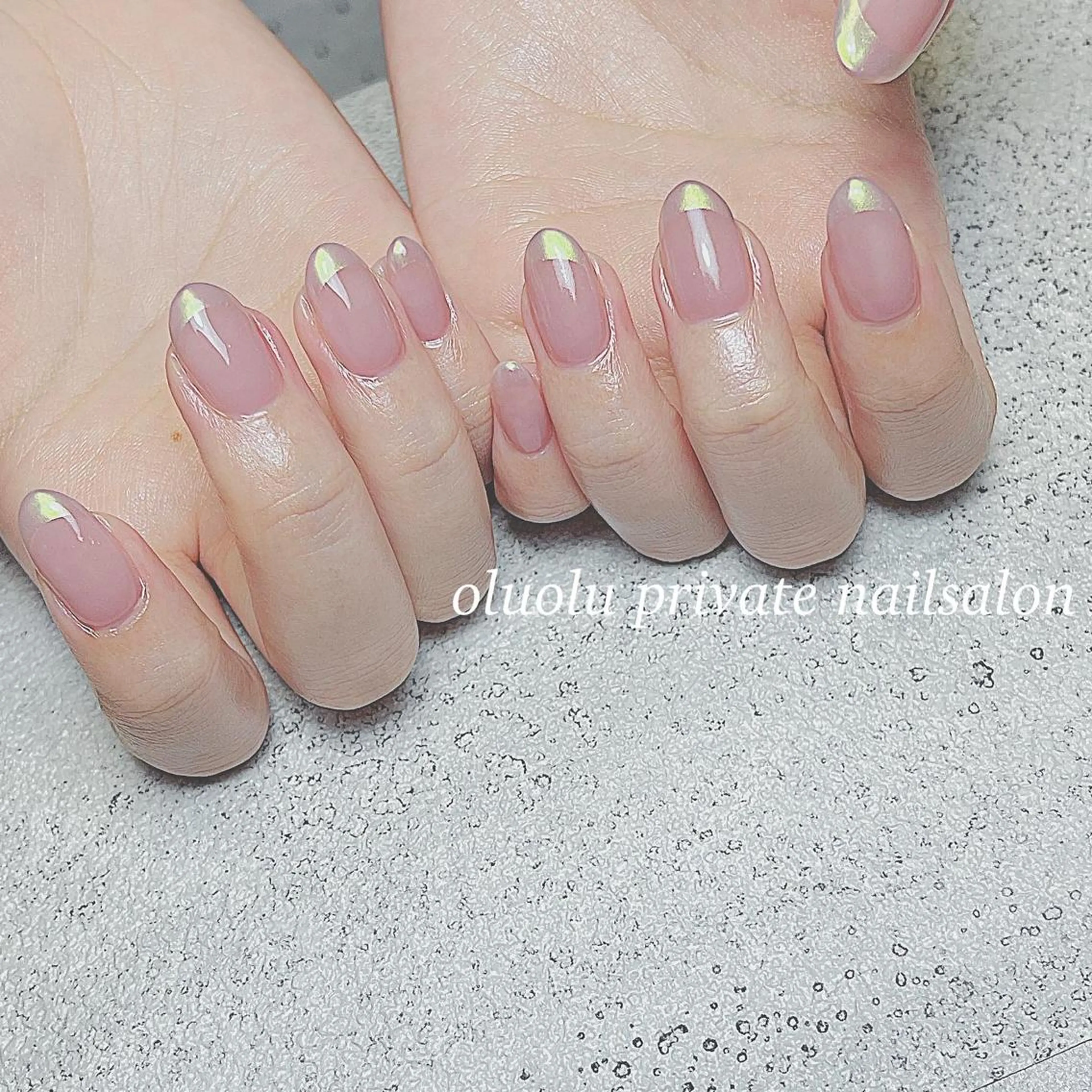 ネイル アートネイル オーロラネイル フットネイル フレンチネイル ニュアンスネイル ハンドネイル 大村 紬華のネイルデザイン