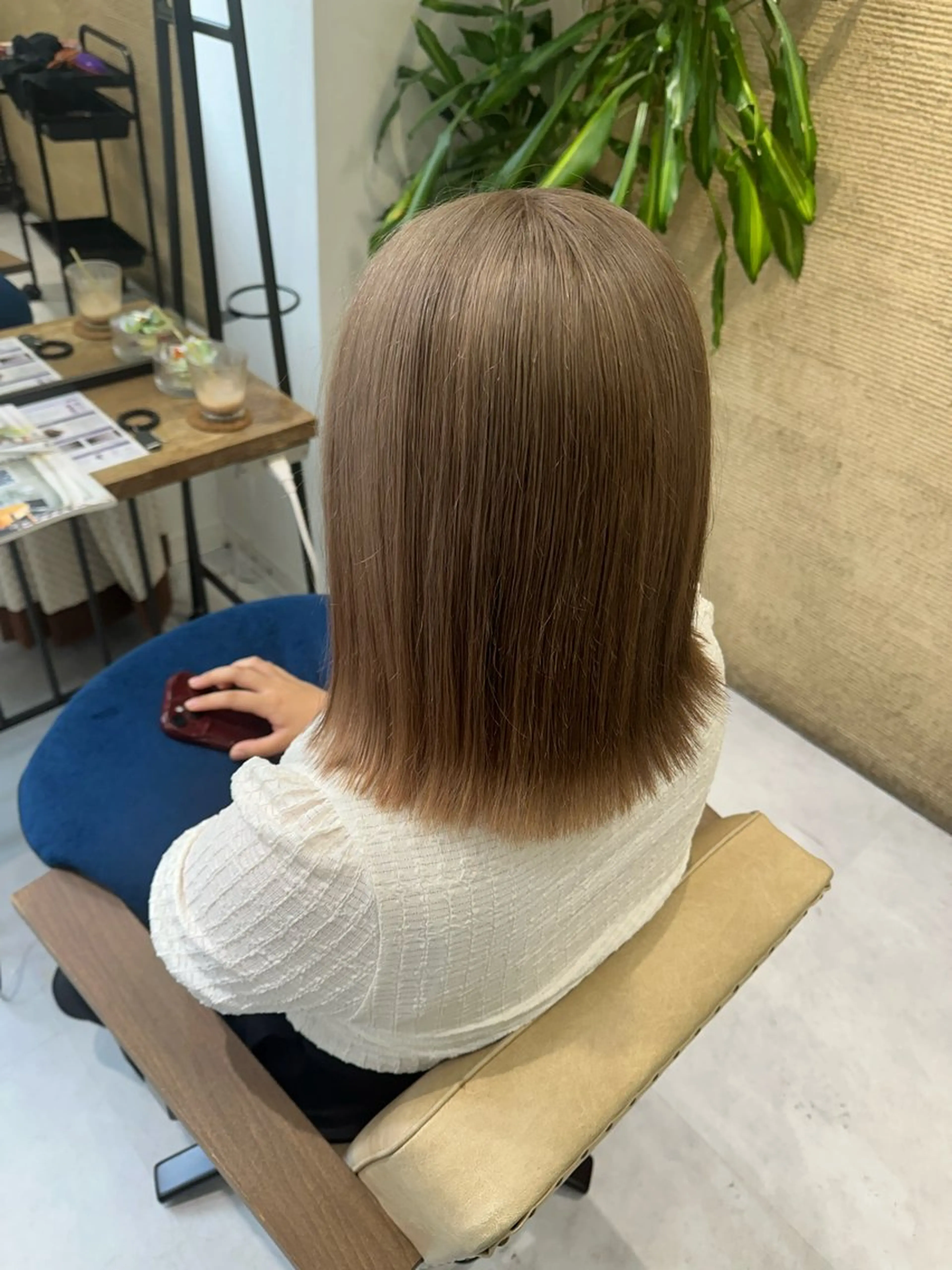 ミディアム カラー 髪質改善AUSTIN登戸所属・野村 一花 / 暖色 カラー / Wカラーのヘアスタイル