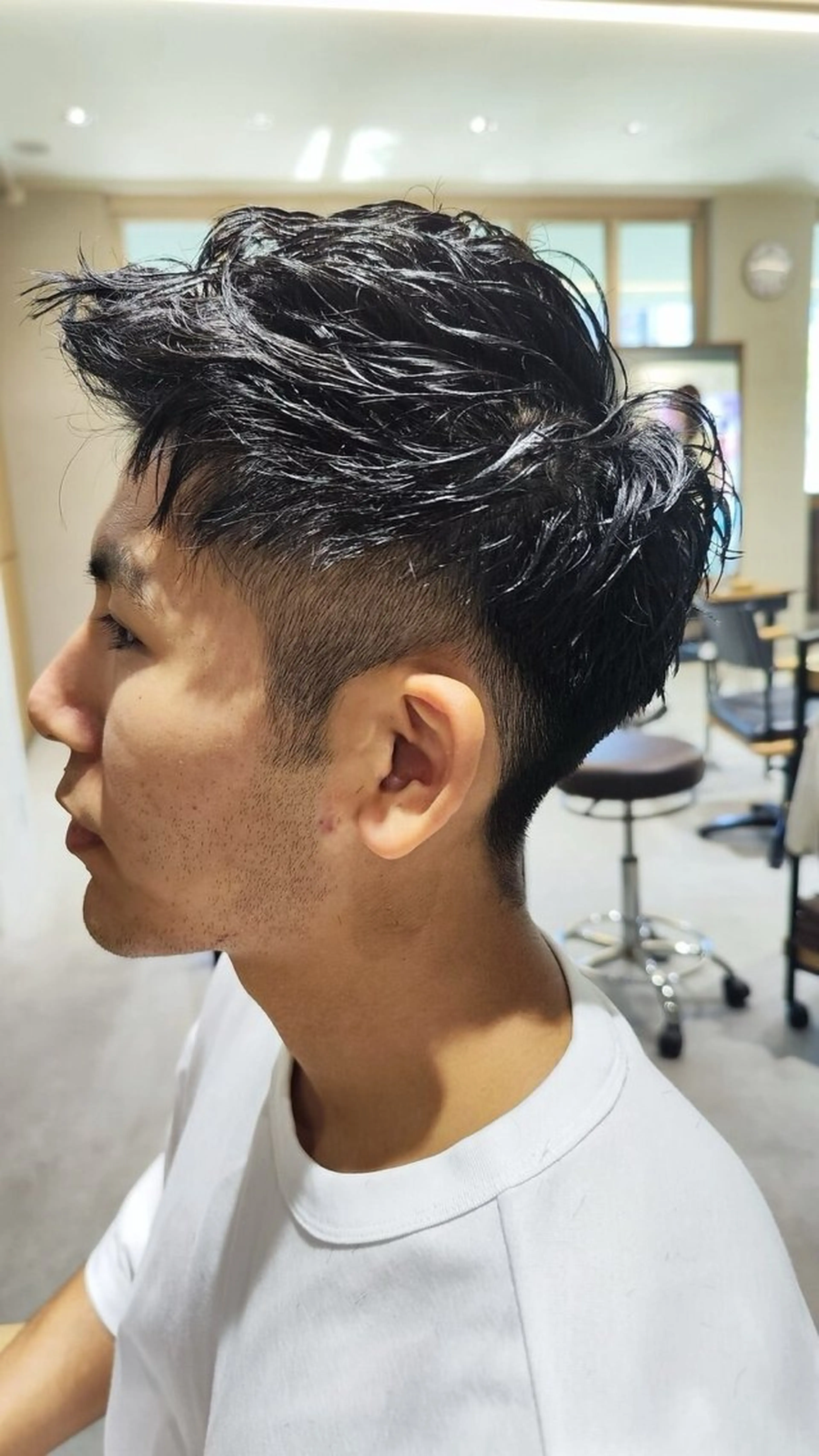 メンズ スガト カラーモデル募集中のヘアスタイル