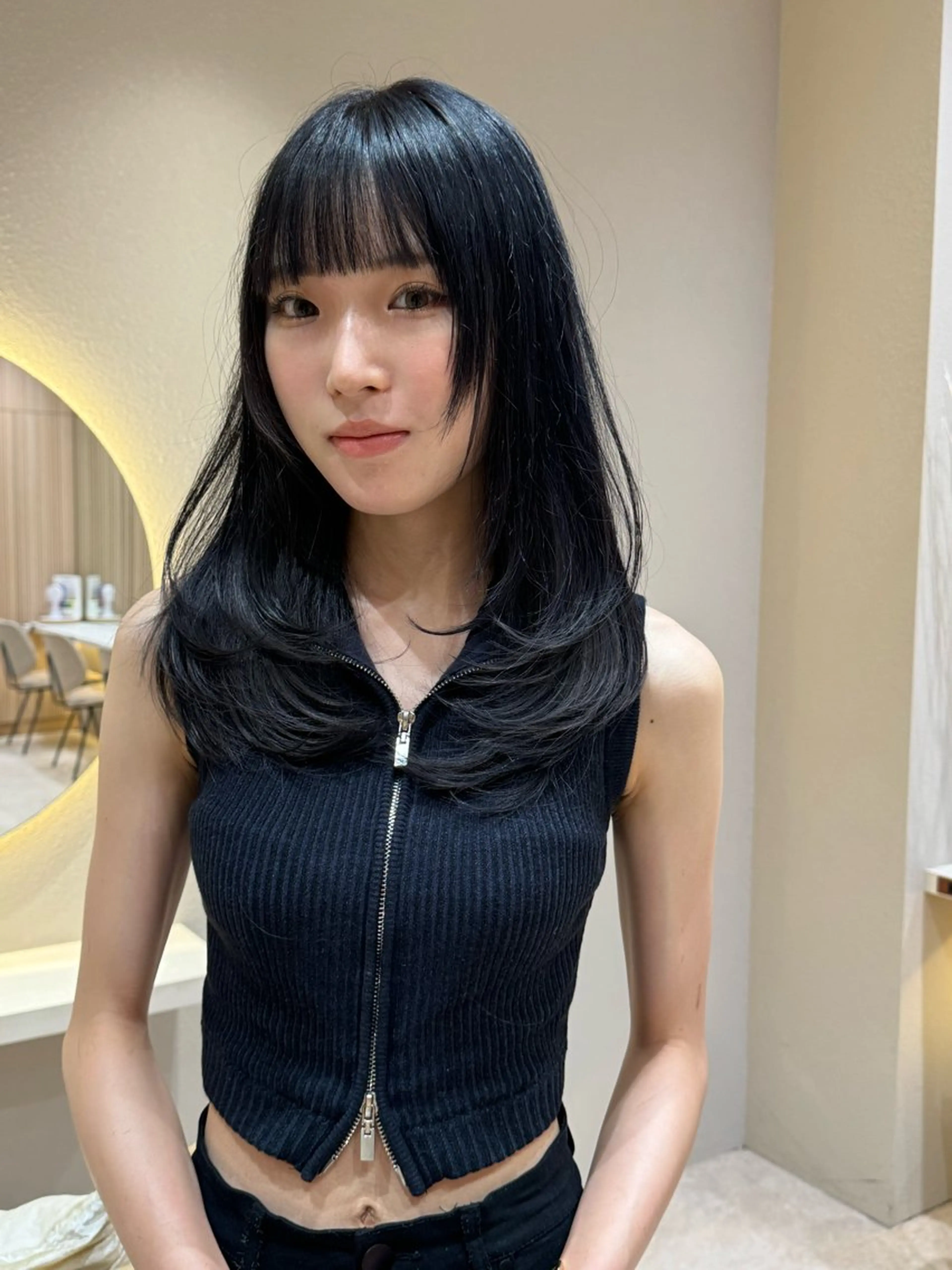 ロング カット ヘアカラー トリートメント 🩵縮毛矯正・ボブ 岩原朋也🩵のヘアスタイル