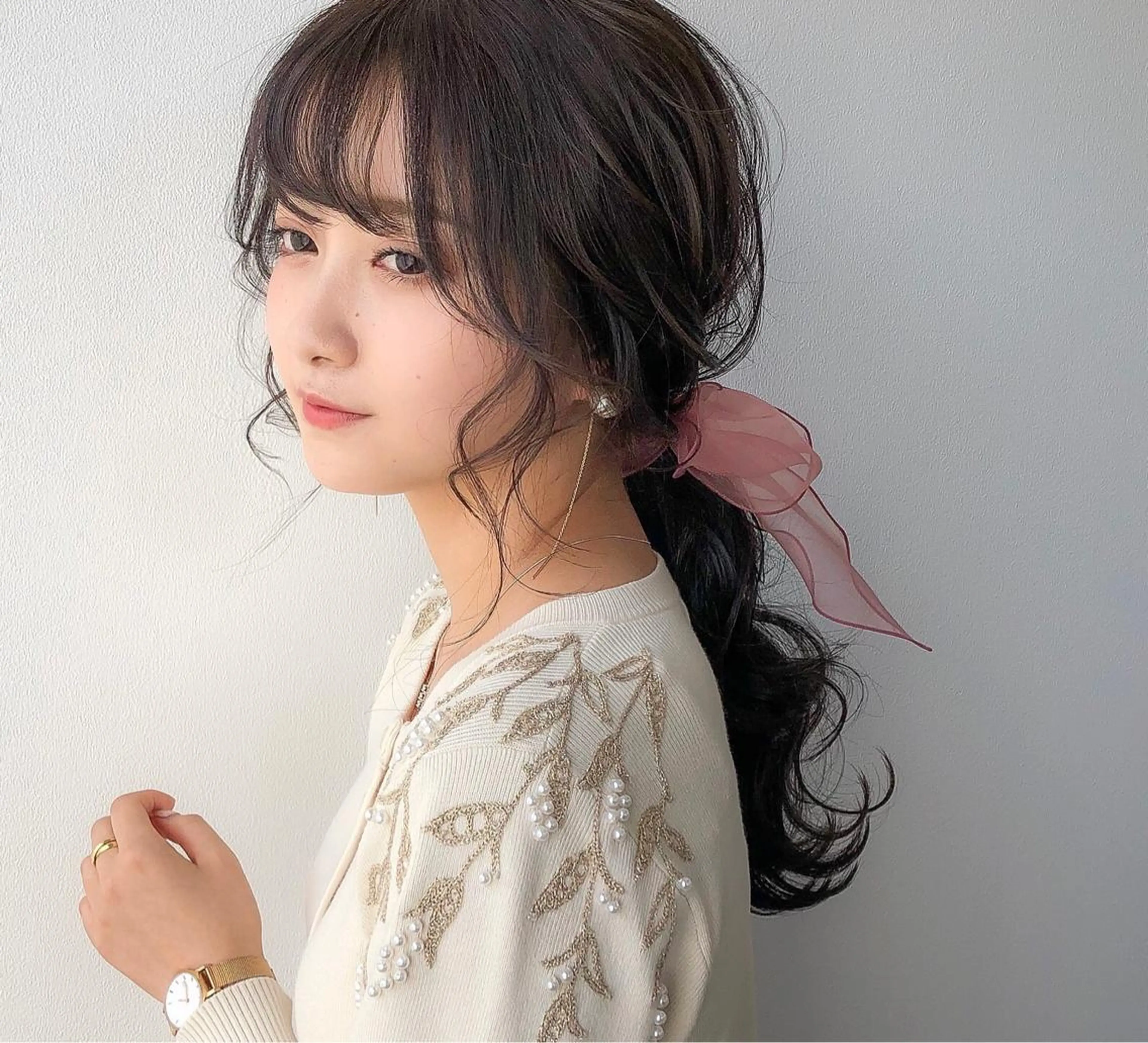 ロング カラー ヘアアレンジ autre所属・大久保 ひでなりのヘアスタイル