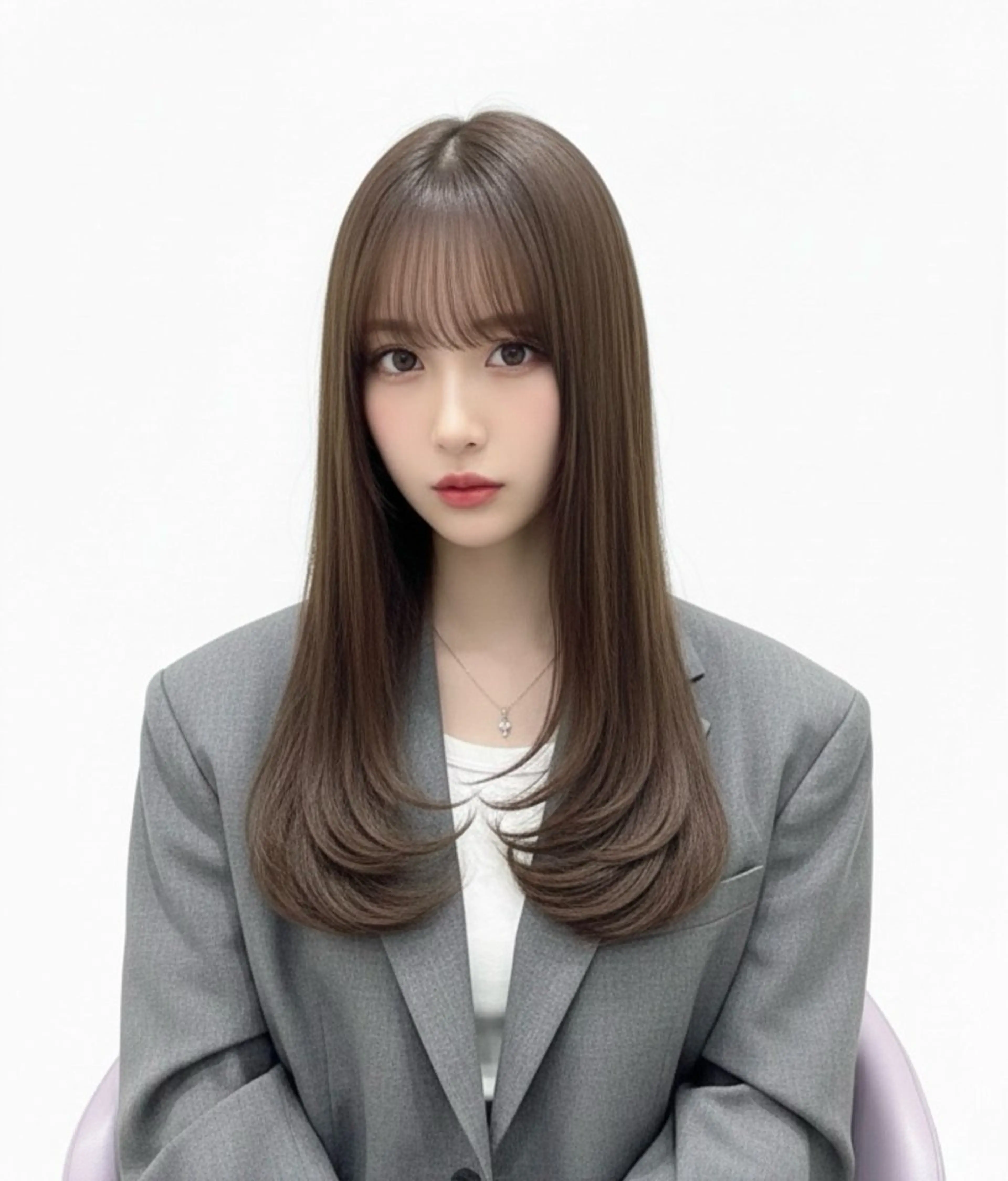 ロング カラー カット ヘアカラー トリートメント 韓国ヘア/レイヤー 髪質改善/TAKAのヘアスタイル