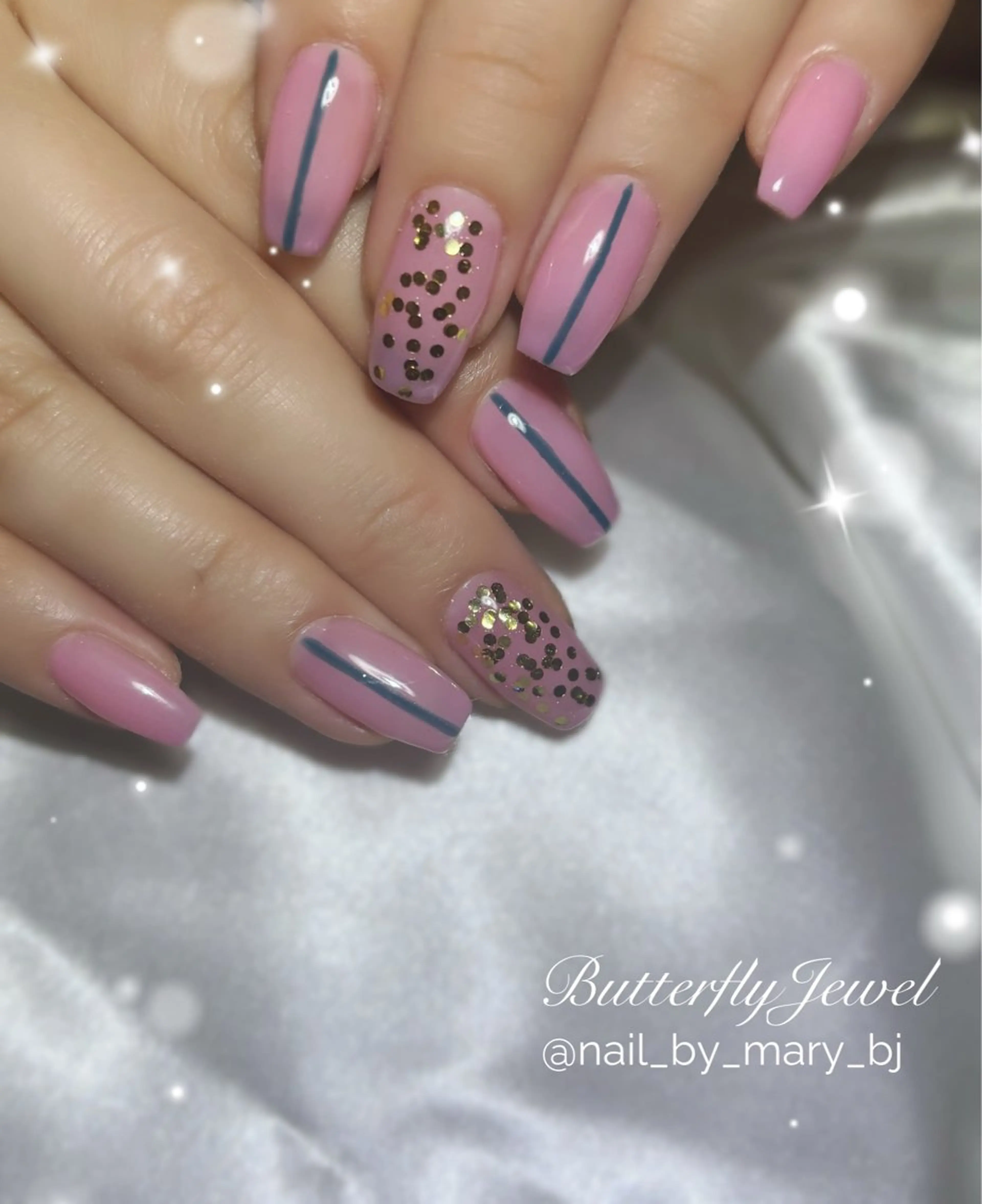 ネイル ハンドネイル Butterfly Jewel本店 石原のネイルデザイン