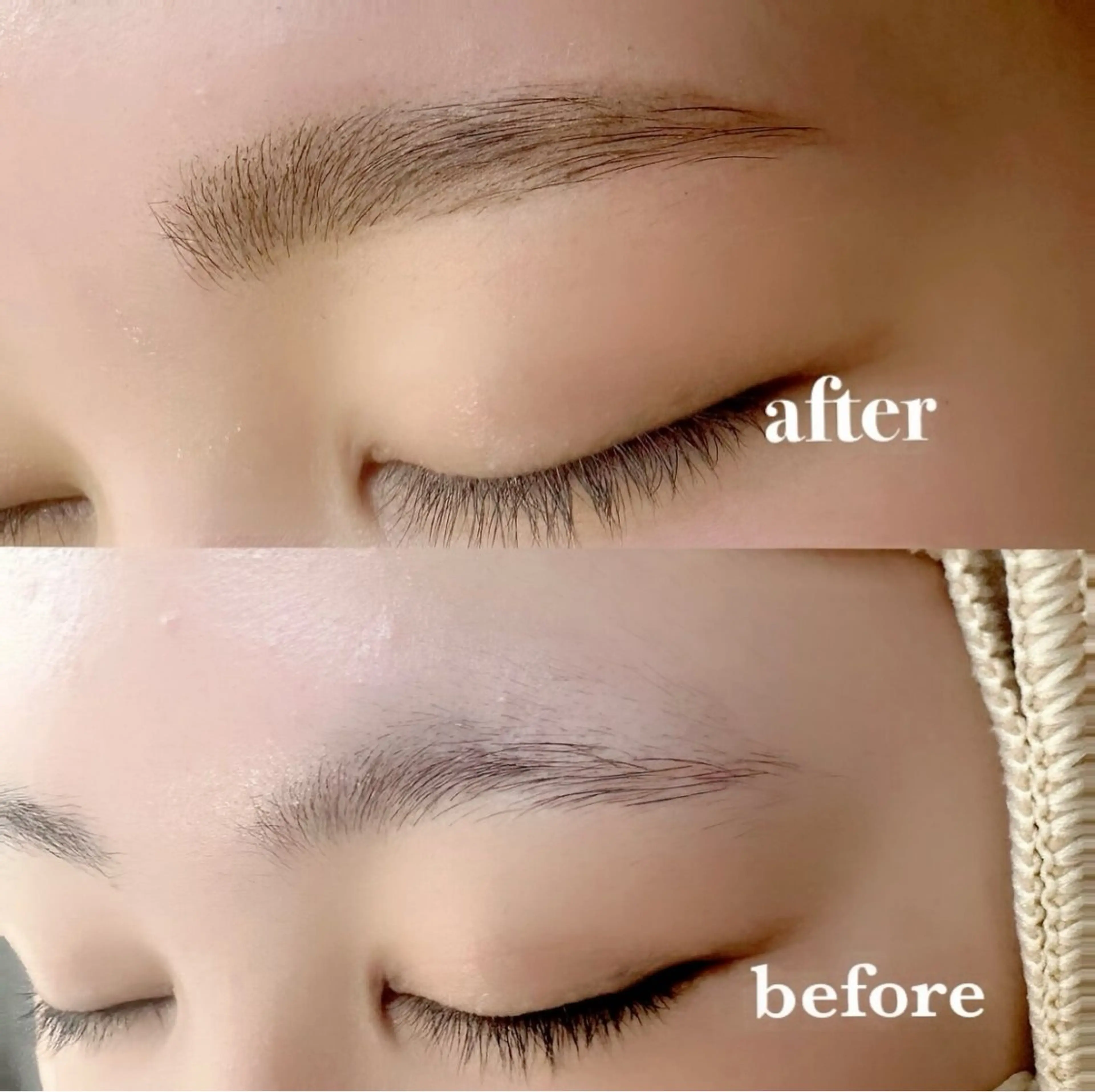 練習モデルレディース眉毛Wax+眉毛カットの写真