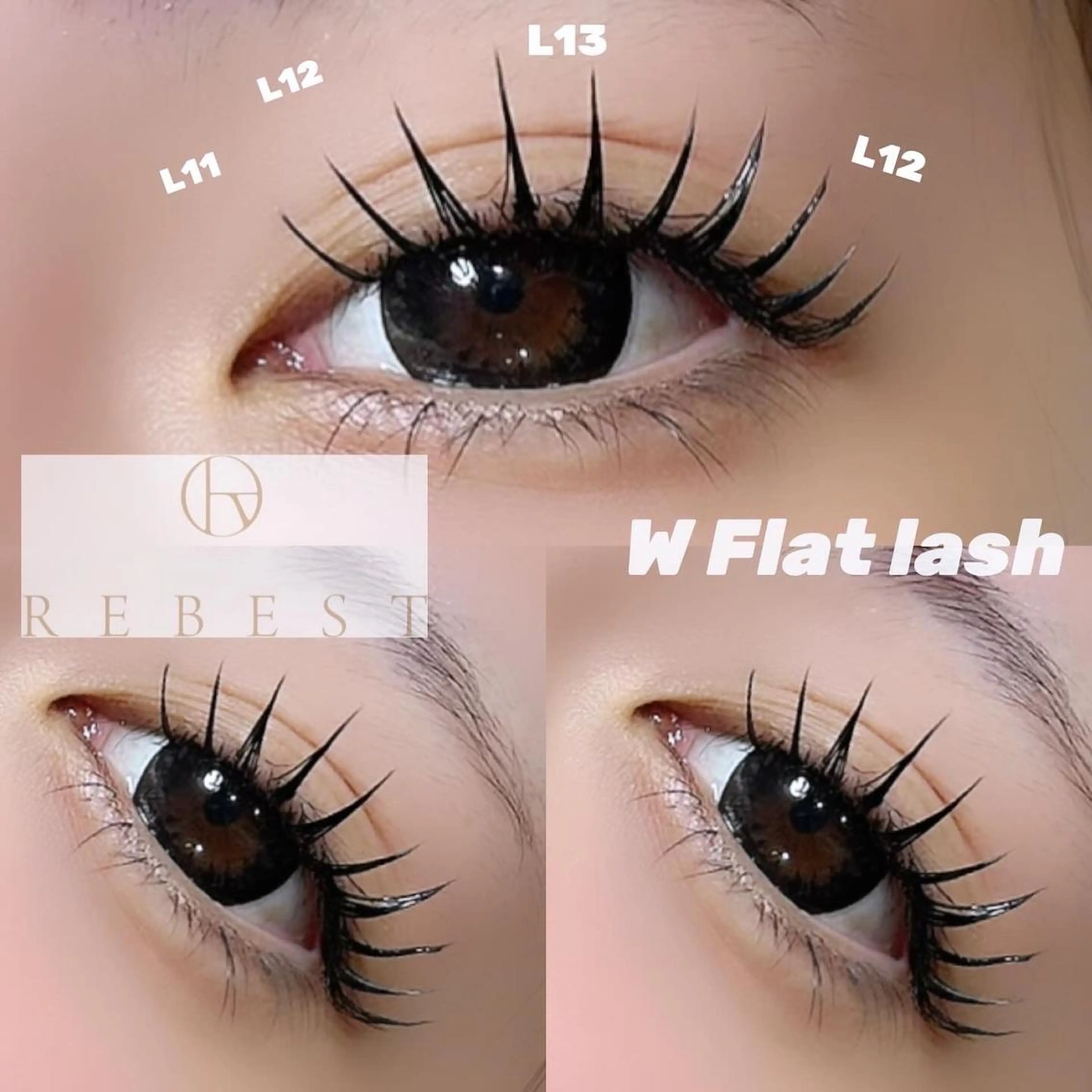 マツエク・マツパ 👁️eye京橋 REBESTのマツエク・マツパデザイン