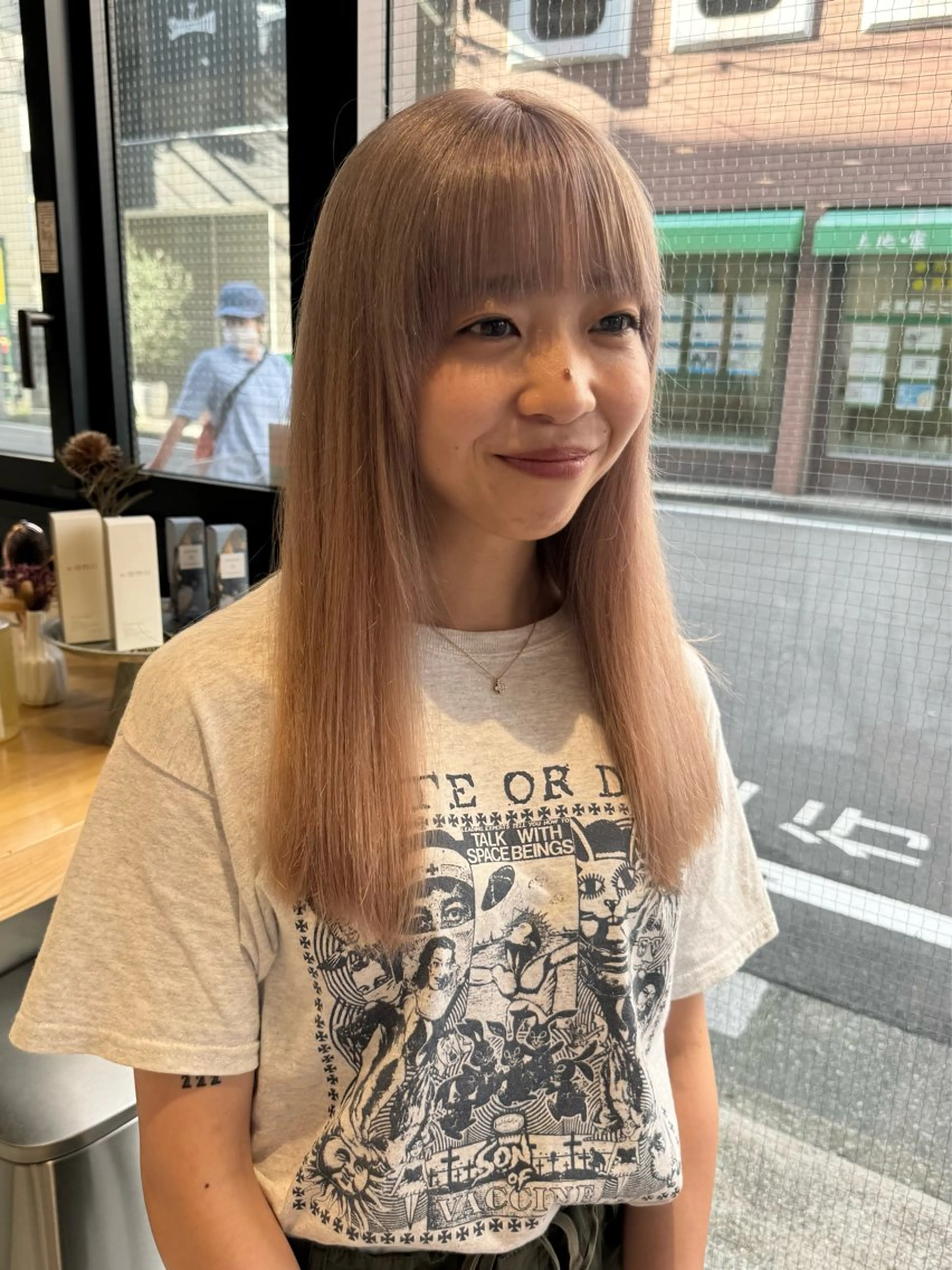 ロング カラー ヘアカラー トリートメント 艶カラー/暖色カラー /透明感/ryutoのヘアスタイル