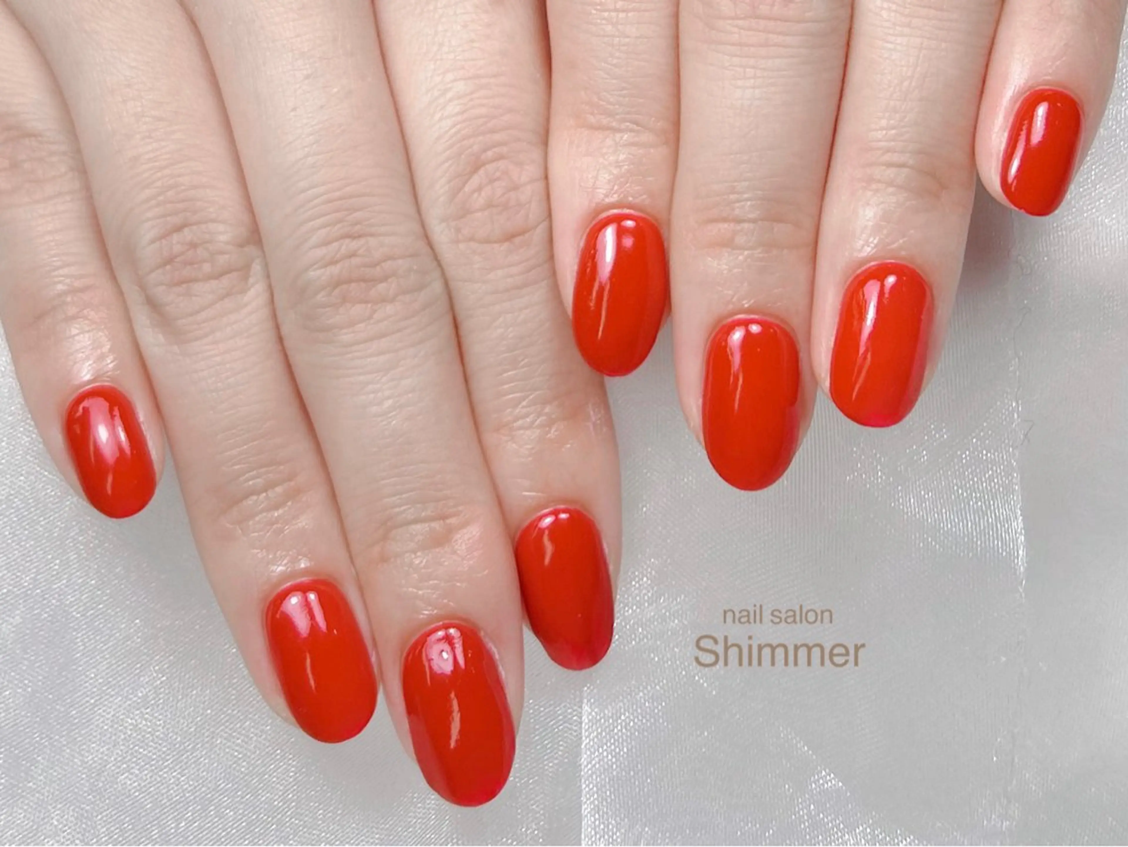 ネイル ハンドネイル Shimmer Risaのネイルデザイン