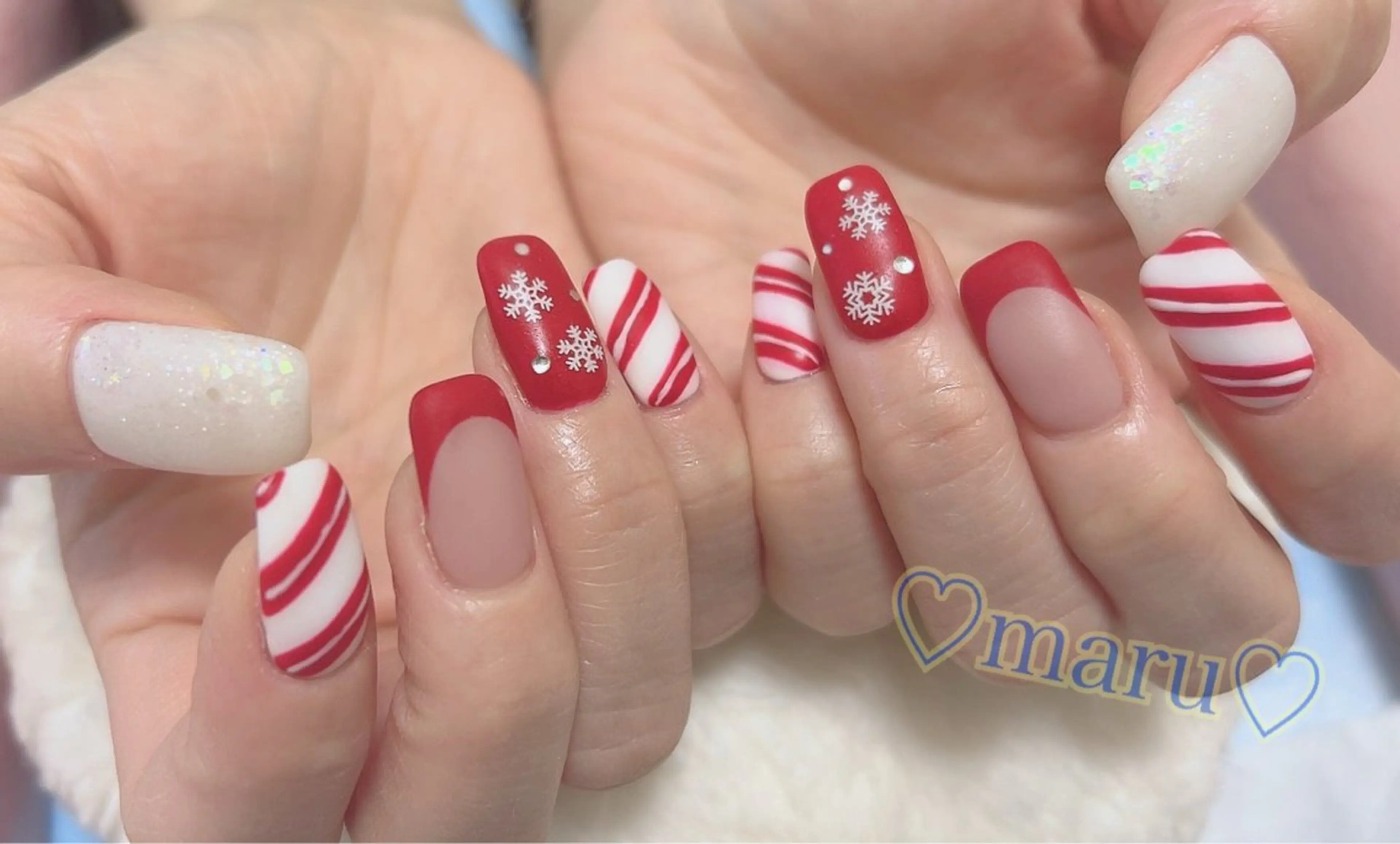 ネイル ハンドネイル フットネイル まるみ ♡のネイルデザイン