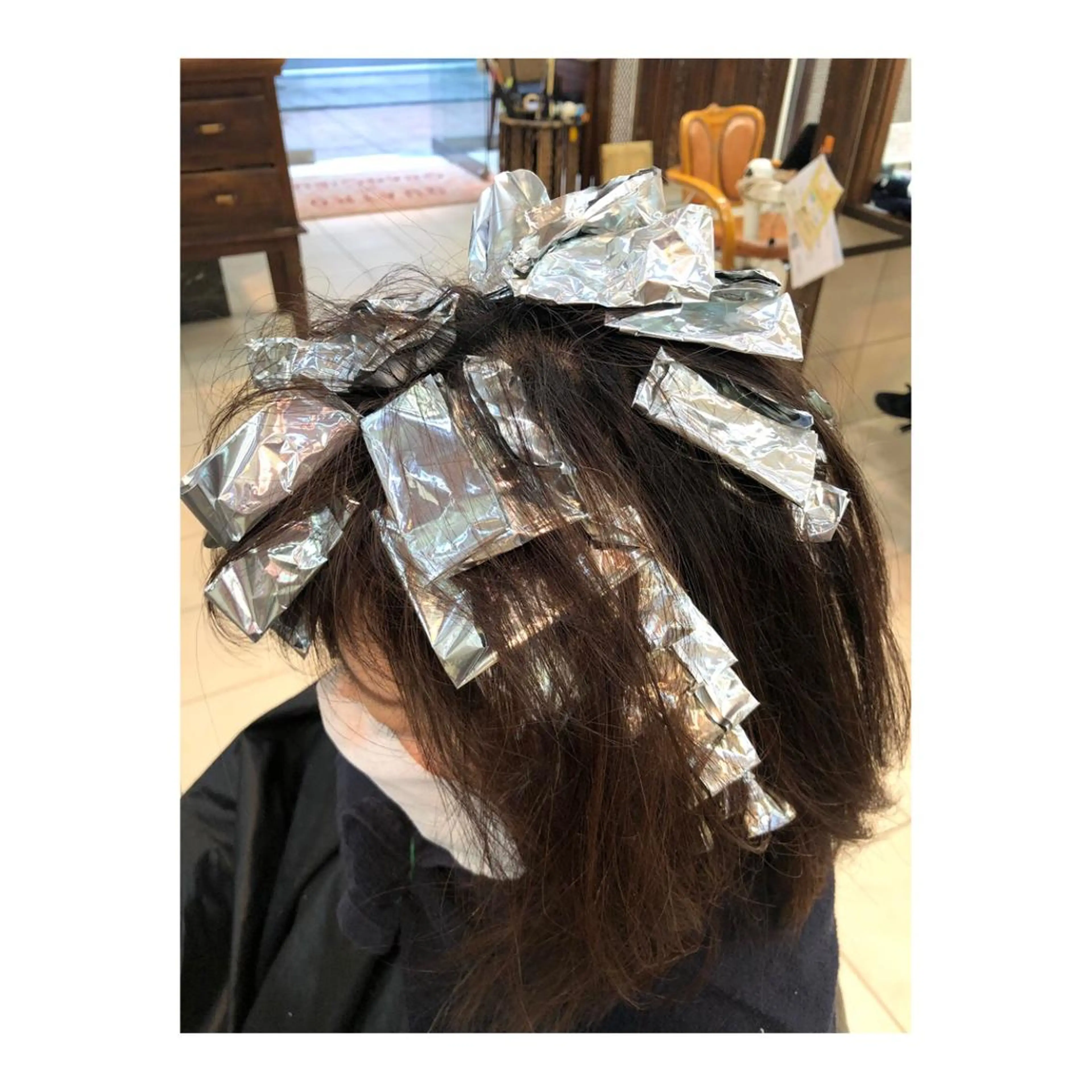 ミディアム カラー ヘアアレンジ 透明感カラー ハイライトカラー ハイライト 白髪ぼかし脱白髪染め 大塚綾のヘアスタイル
