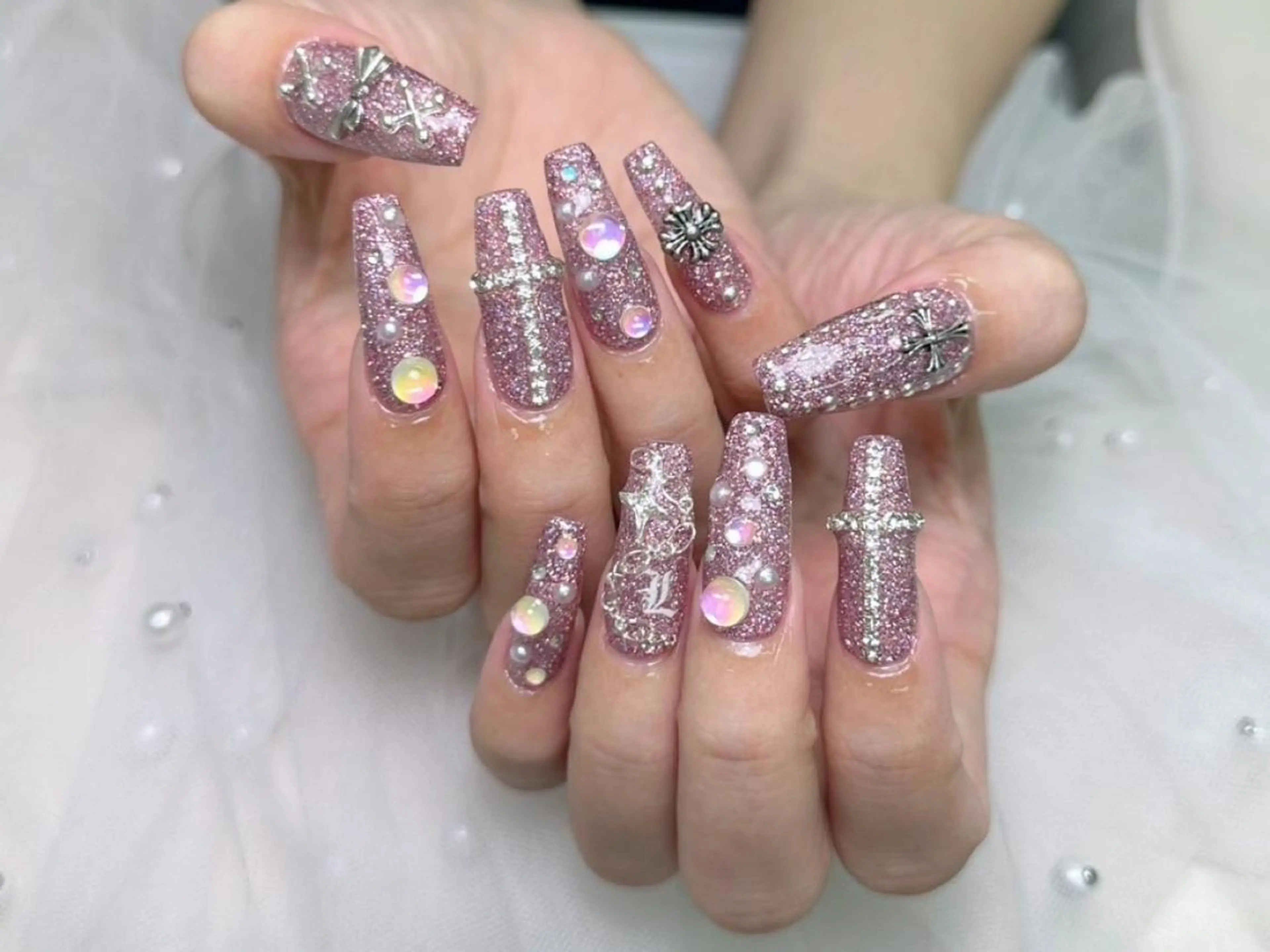 ネイル 💕チップネイル 🩷のネイルデザイン