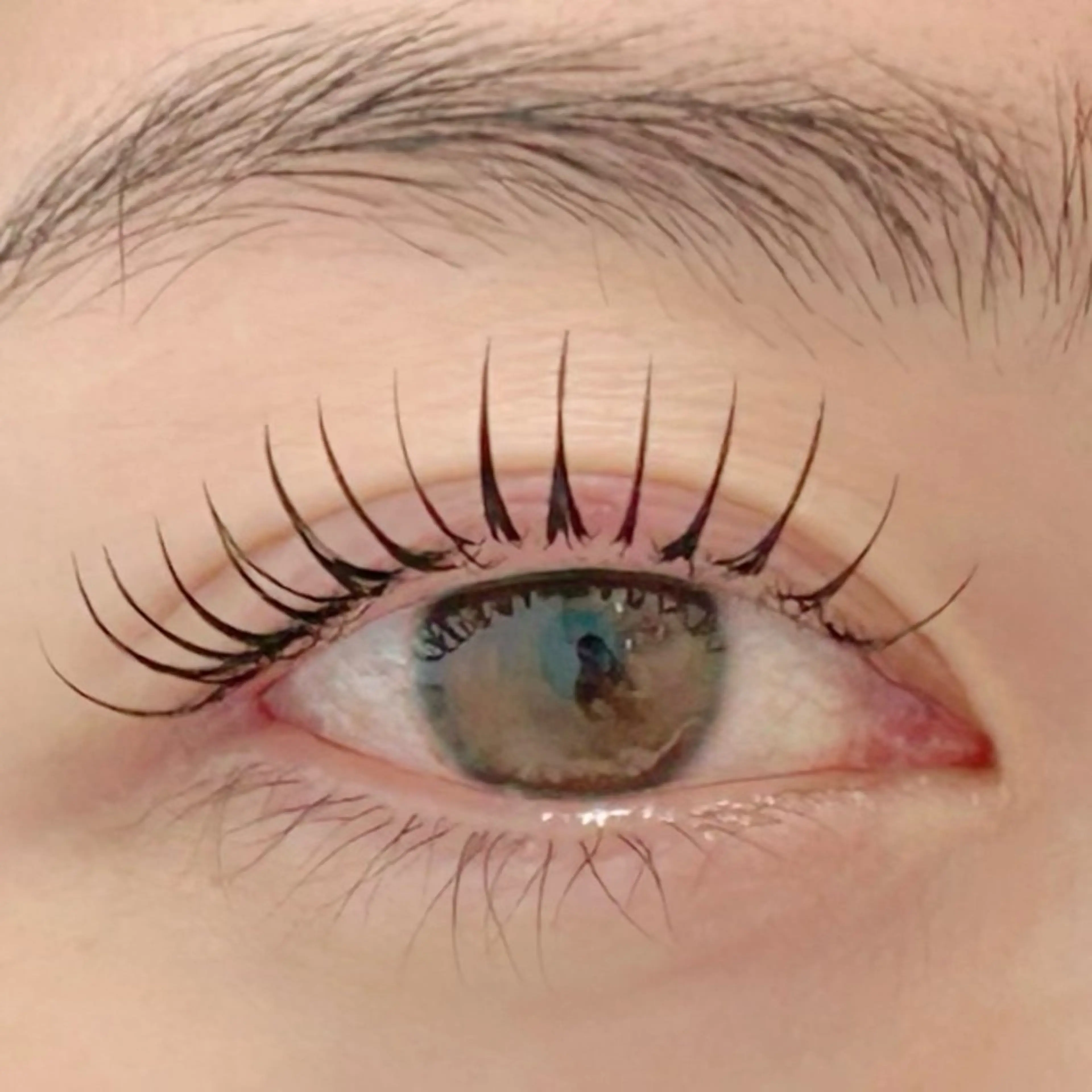 マツエク・マツパ フラットラッシュ 一重×まつ毛パーマ マツエク BellFlower Aki（眉・まつげ）のマツエク・マツパデザイン