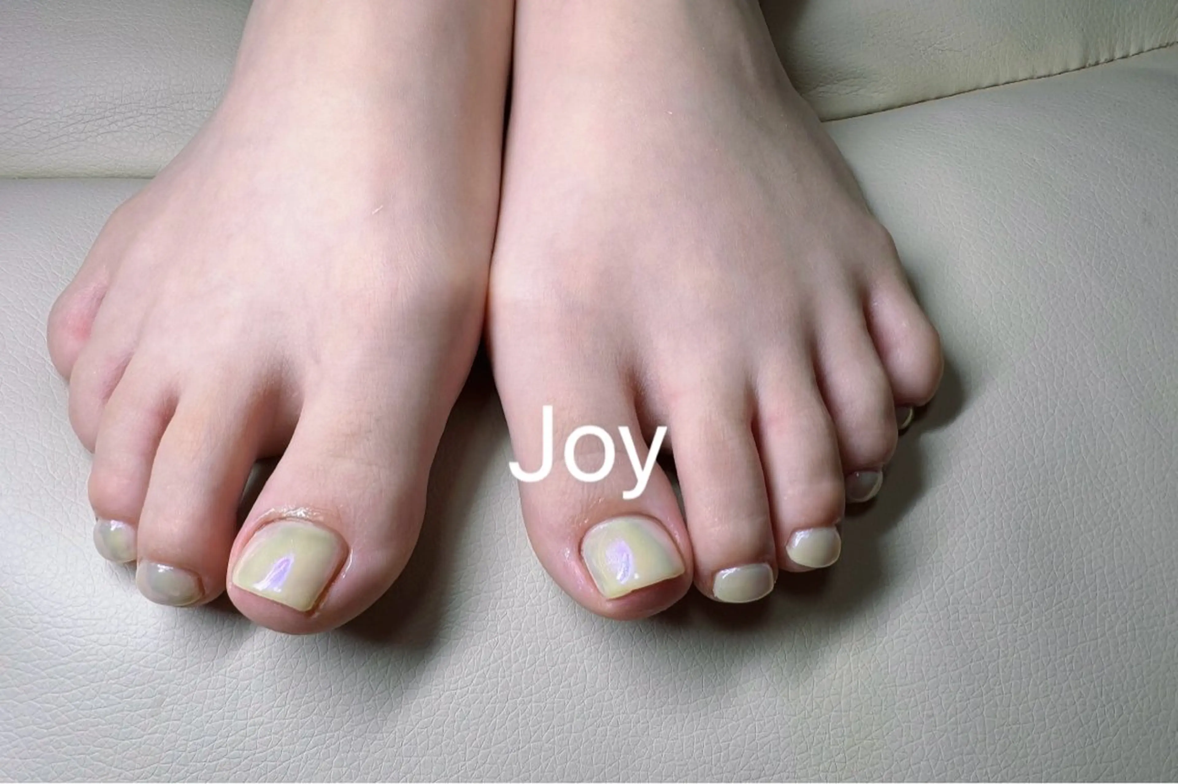 ネイル オーロラネイル フットネイル ワンカラーネイル Nail Salon JOYのネイルデザイン