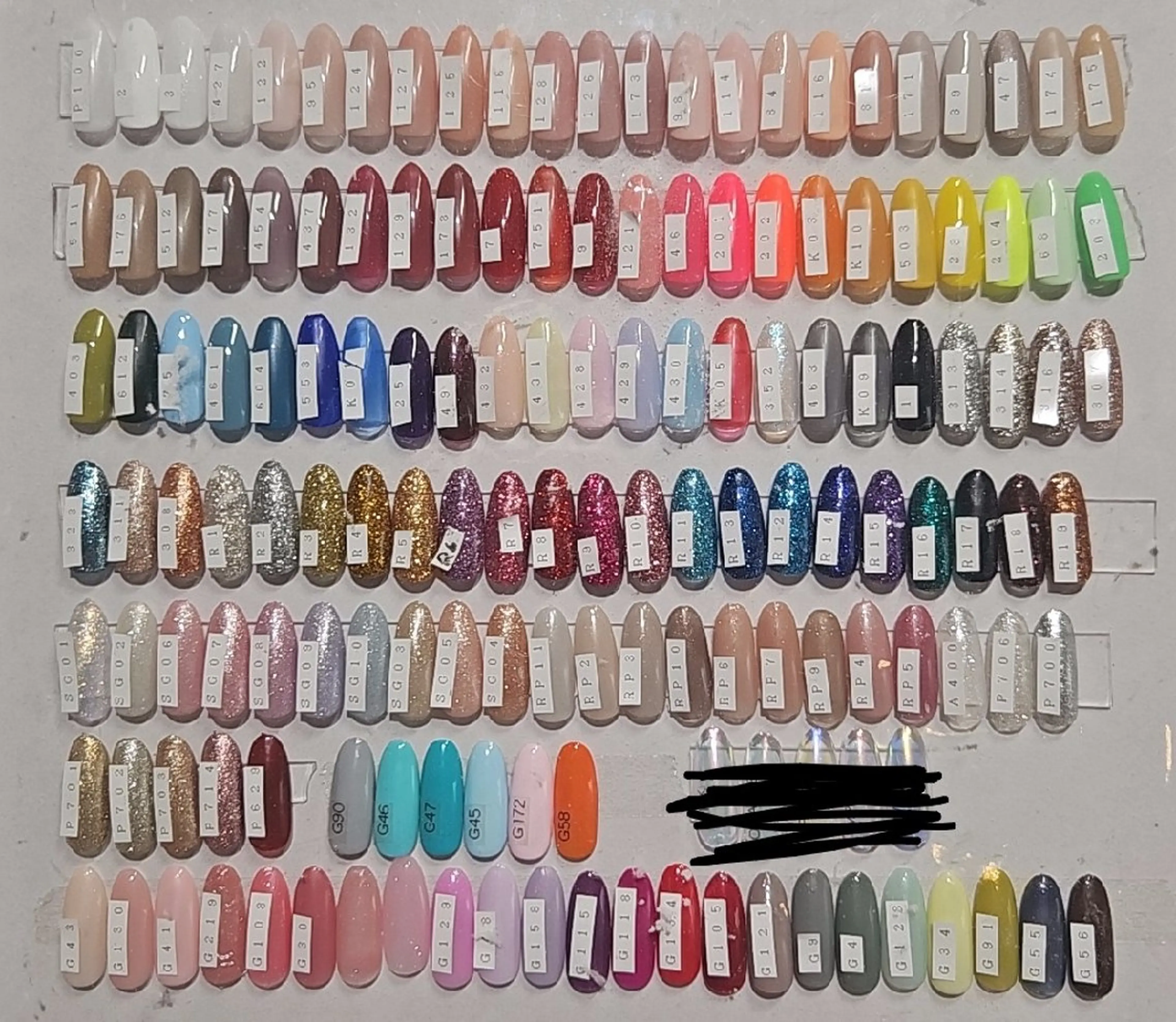 ワンカラー、オフ有り(ソフトジェル)の写真