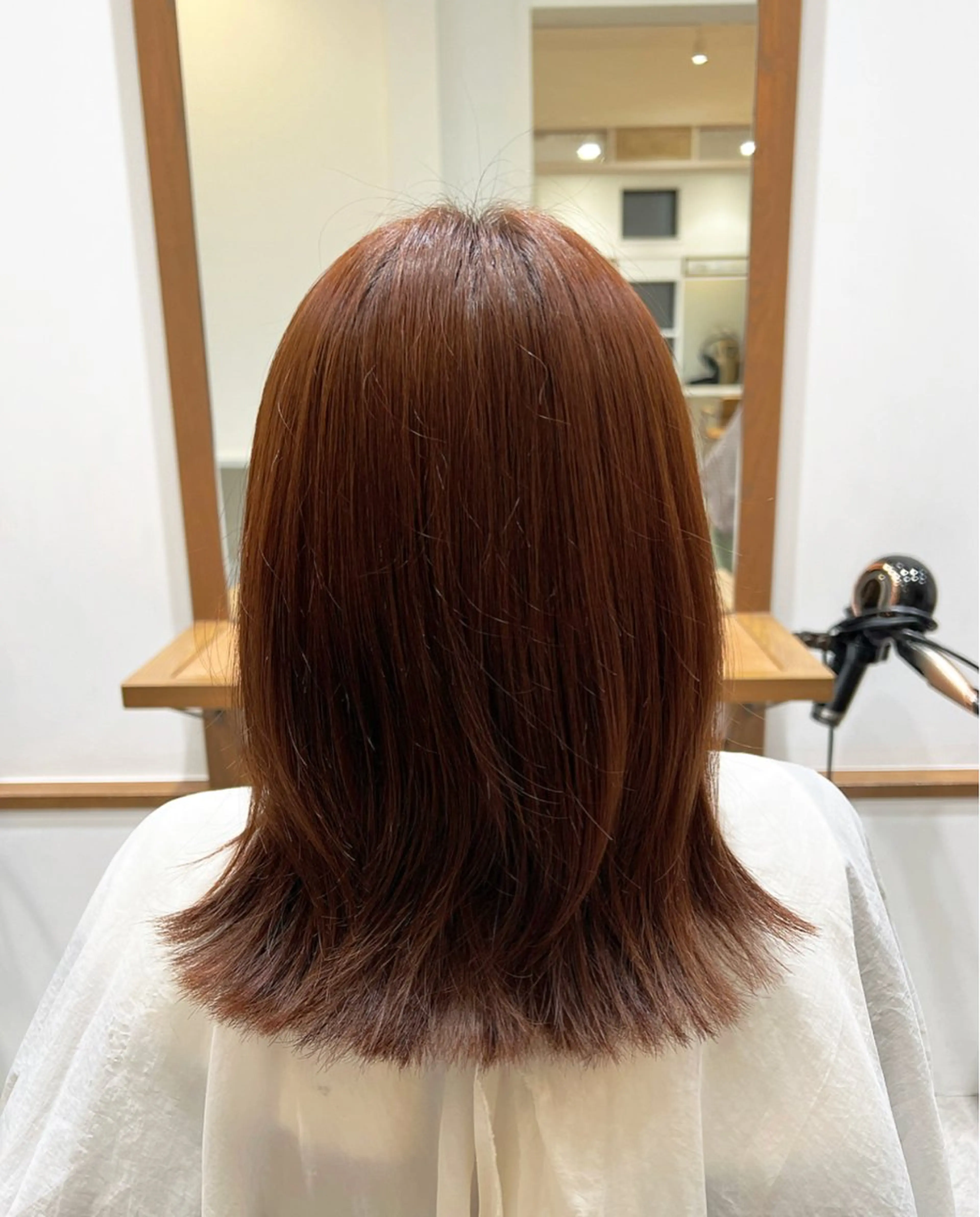 セミロング カラー ボブ 縮毛矯正 🌱カラー&トリート メント🌱SOUTAのヘアスタイル