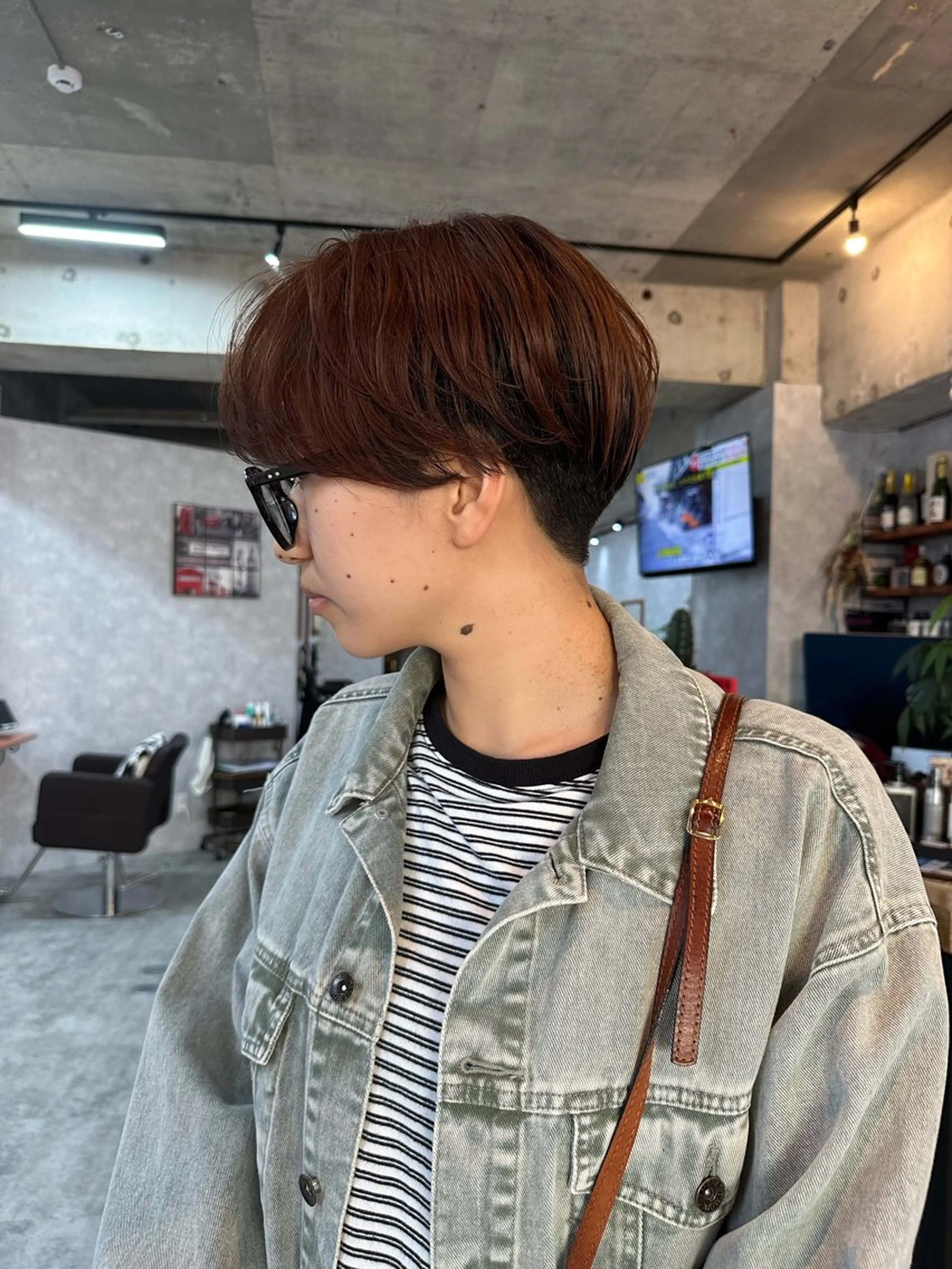 ショート 切りっぱなしボブ ショートボブ ハンサムショート 丸みショート ボブ カット ヘアカラー トリートメント C’LD hair  produce /シールドヘア所属・モテ髪/ボブ/ショー ト/アダチフウトのヘアスタイル