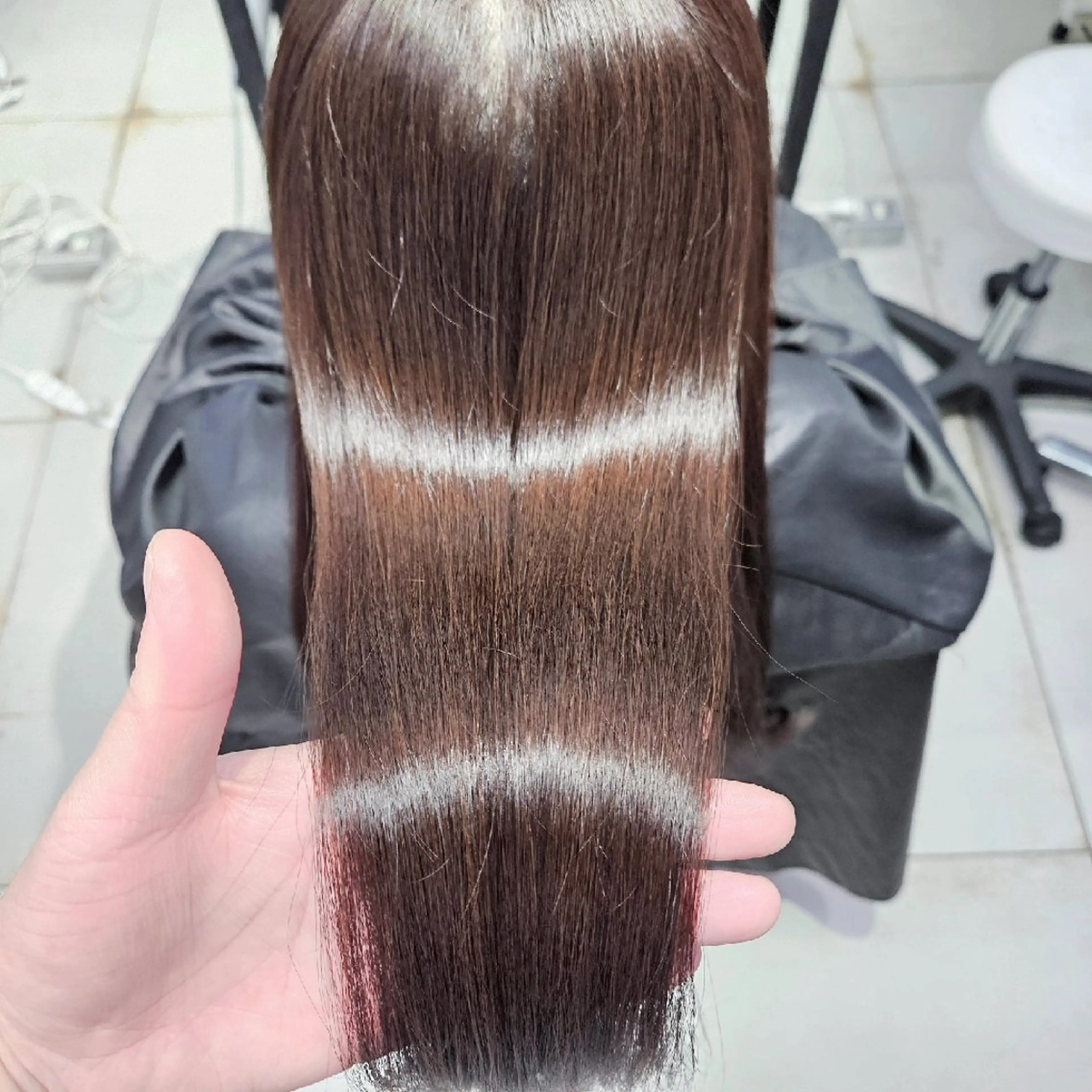 ロング 内藤 旭のヘアスタイル