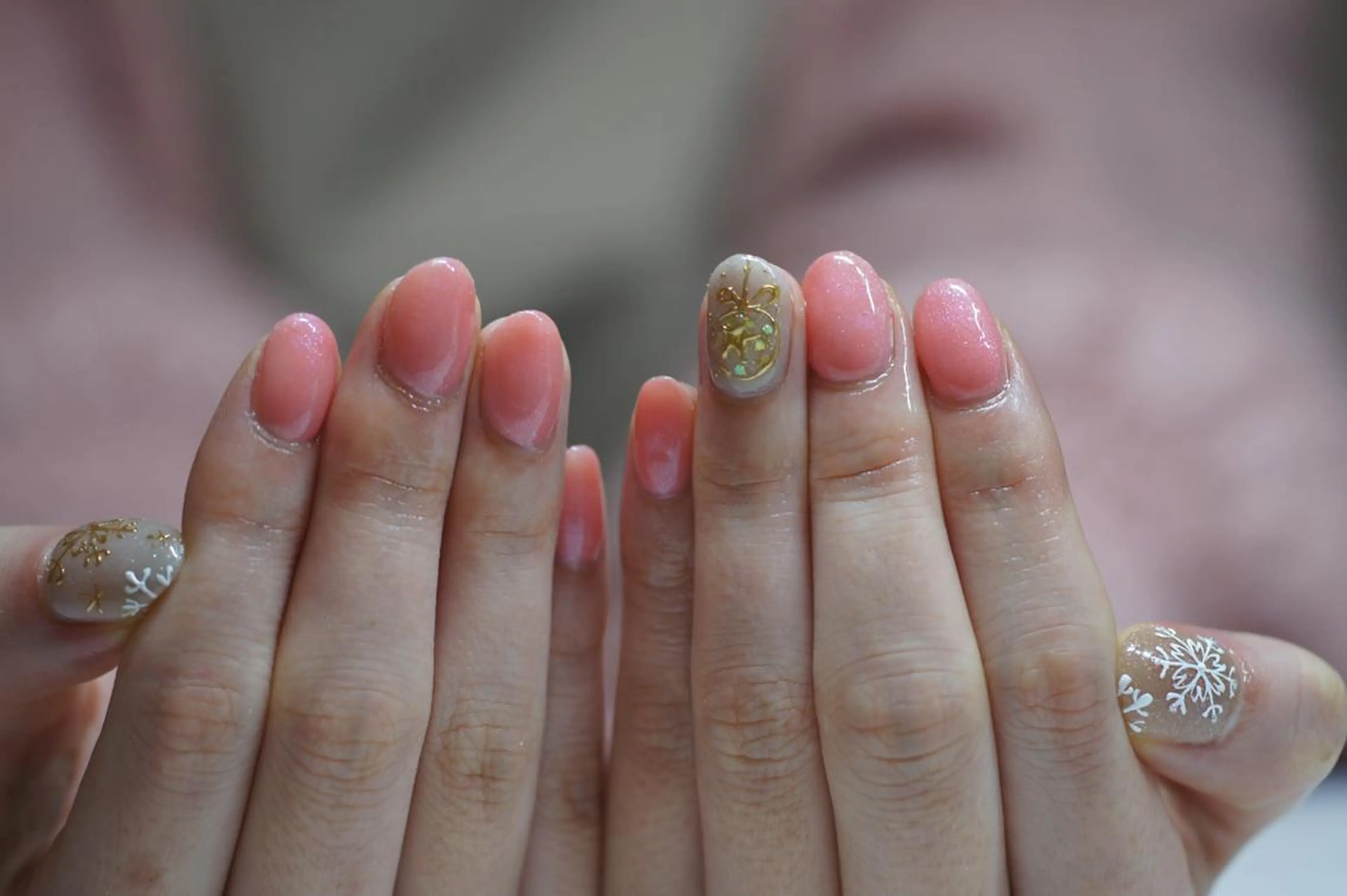 ネイル 冬ネイル クリスマス nails muu まゆのネイルデザイン