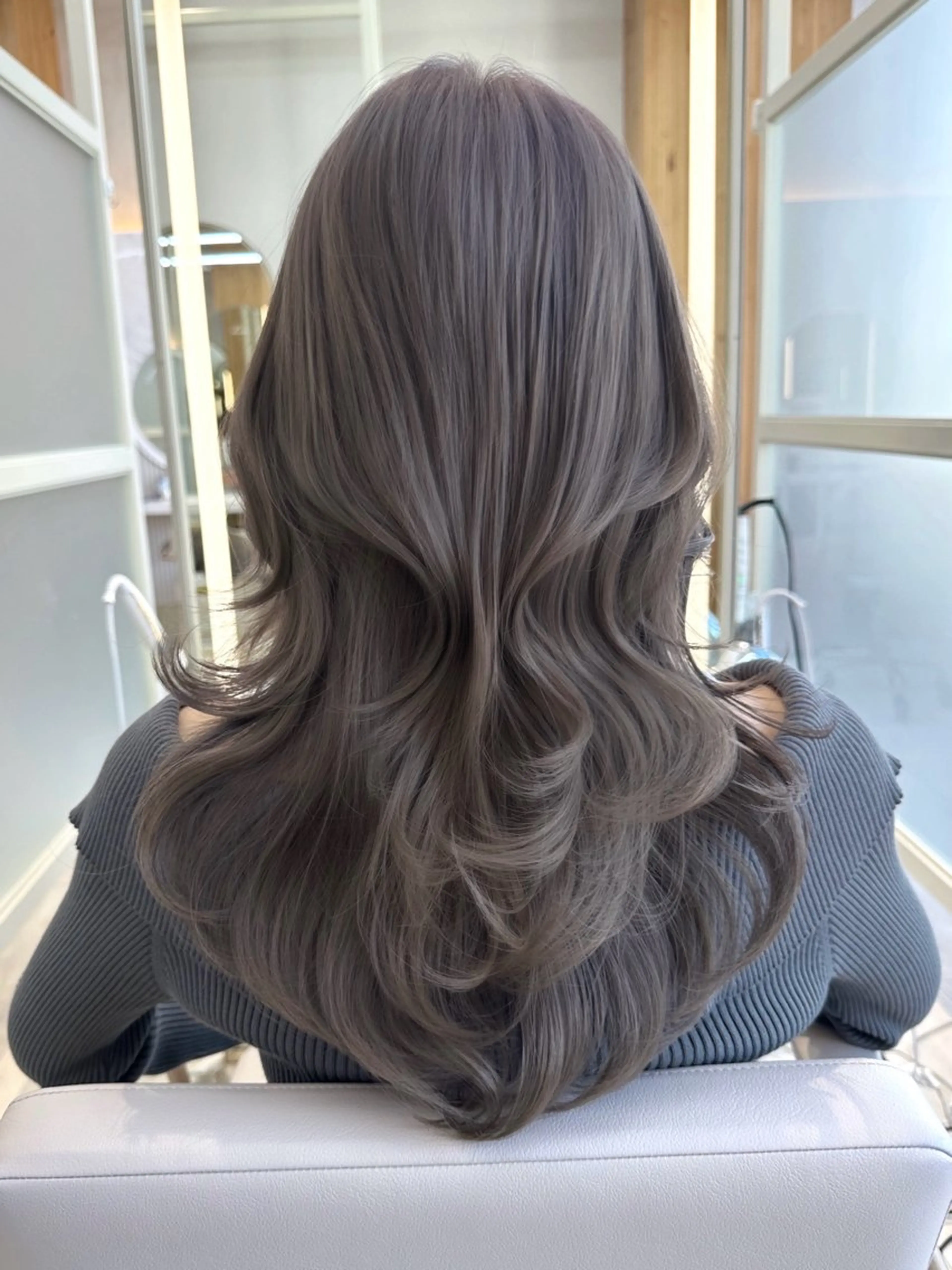 セミロング カラー カット ヘアカラー トリートメント 顔周り特化/韓国ヘア /レイヤー/吉野幸大のヘアスタイル