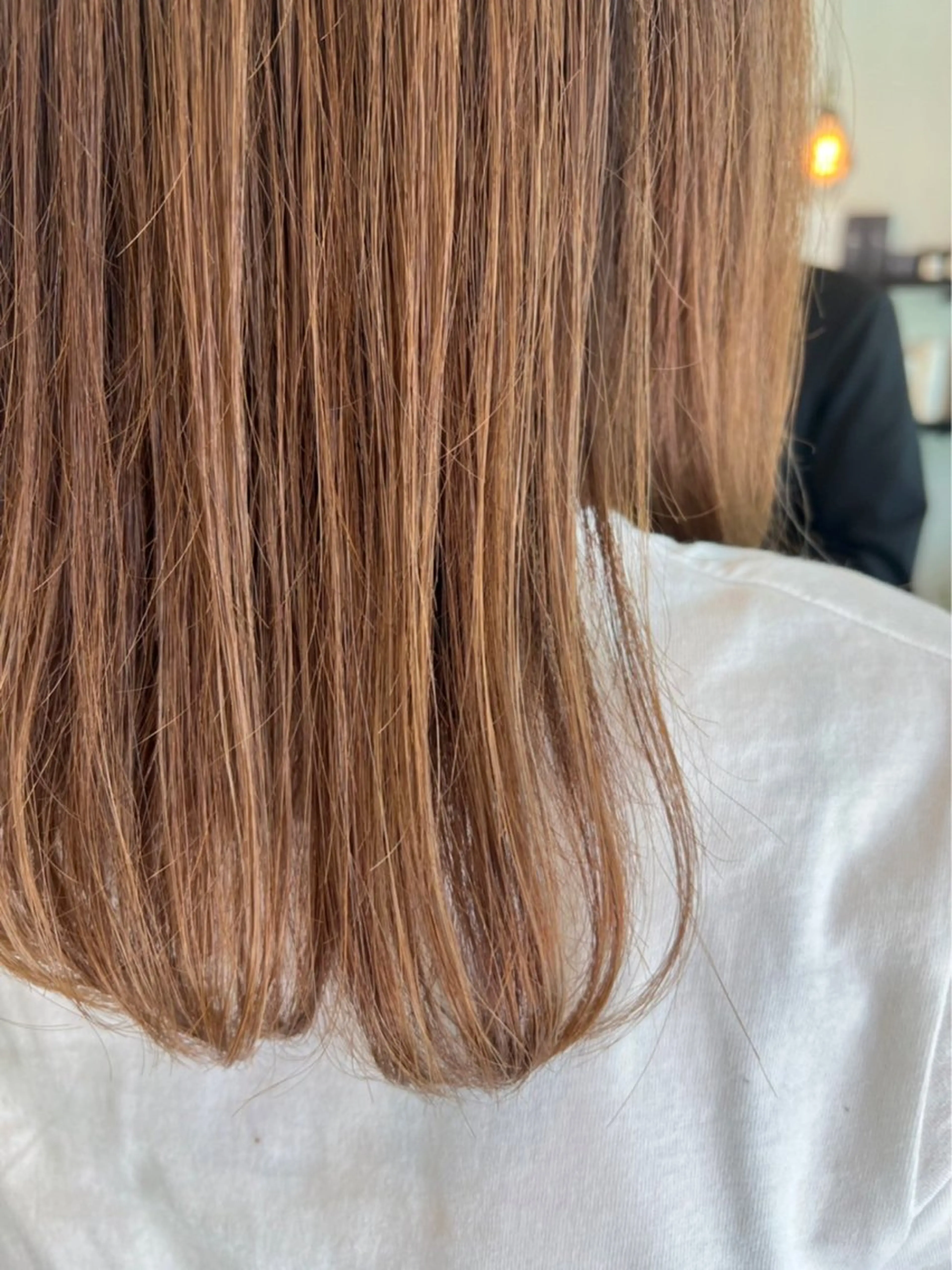 セミロング カラー カット ヘアカラー トリートメント HairRoom辻堂 Yuyama🕊のヘアスタイル