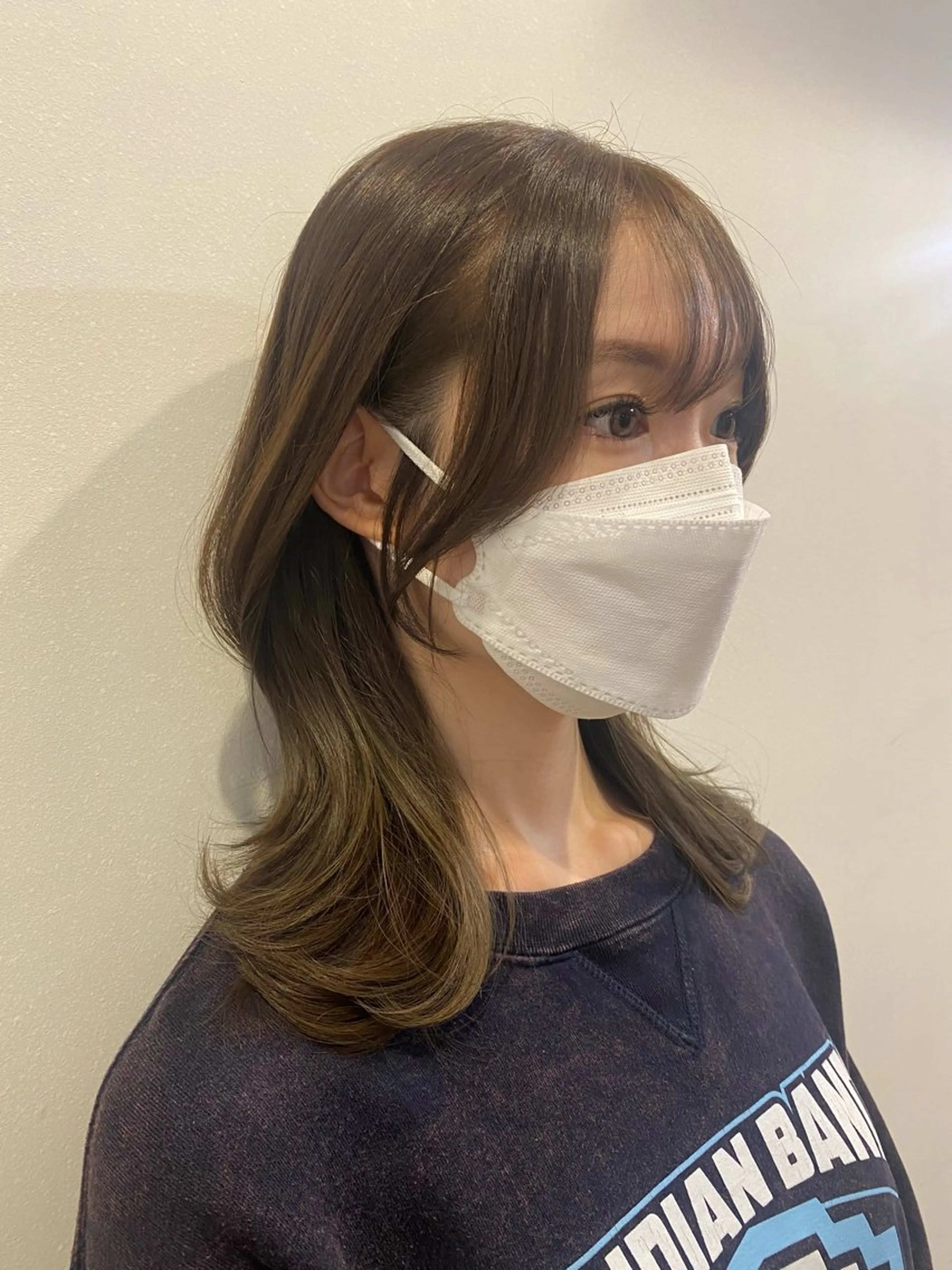 ミディアム カット ヘアカラー 🍀市村 怜南のヘアスタイル