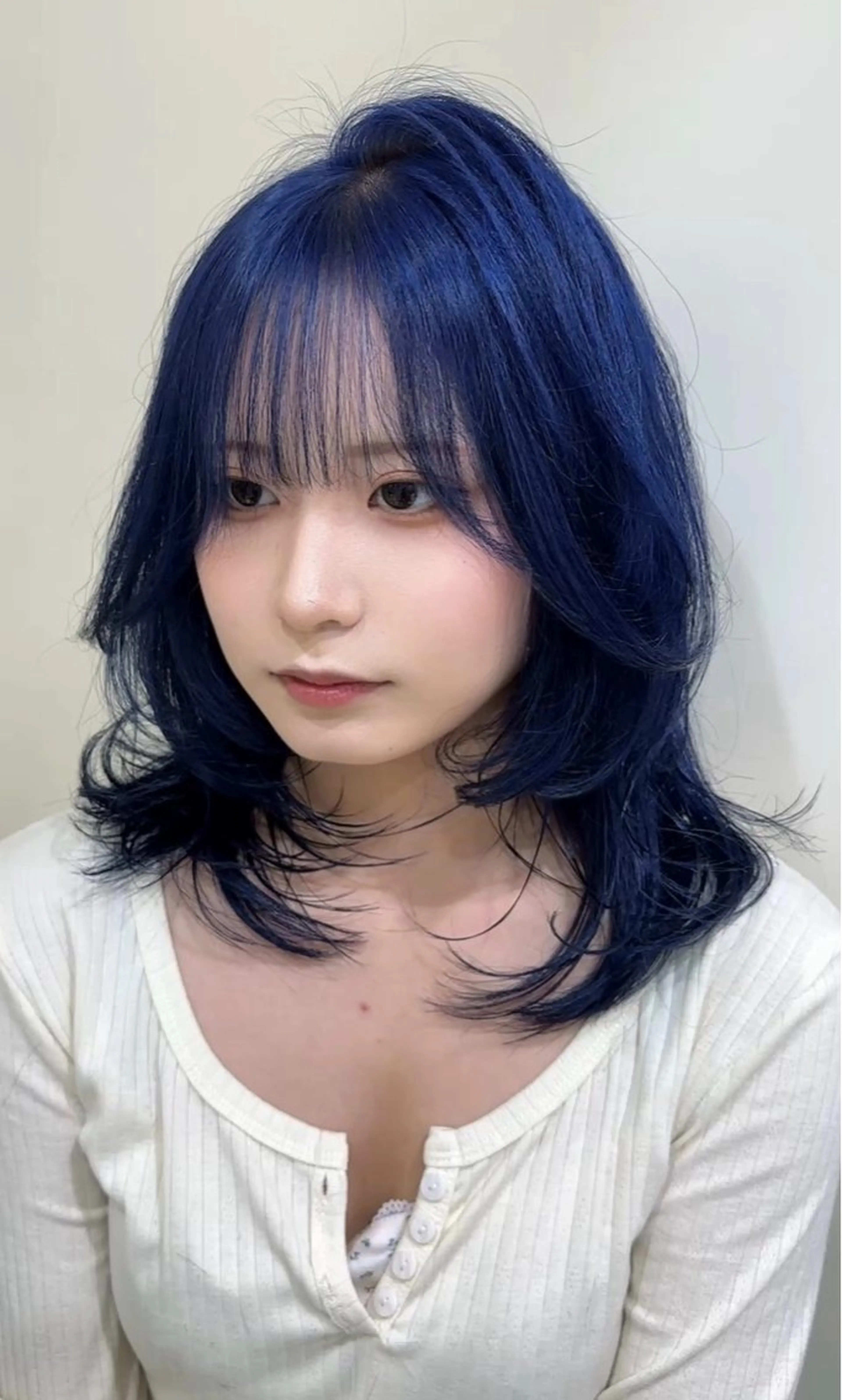 ロング カラー ヘアアレンジ カット ヘアカラー トリートメント 🌈艶カラー/ 韓国風レイヤーカットのヘアスタイル