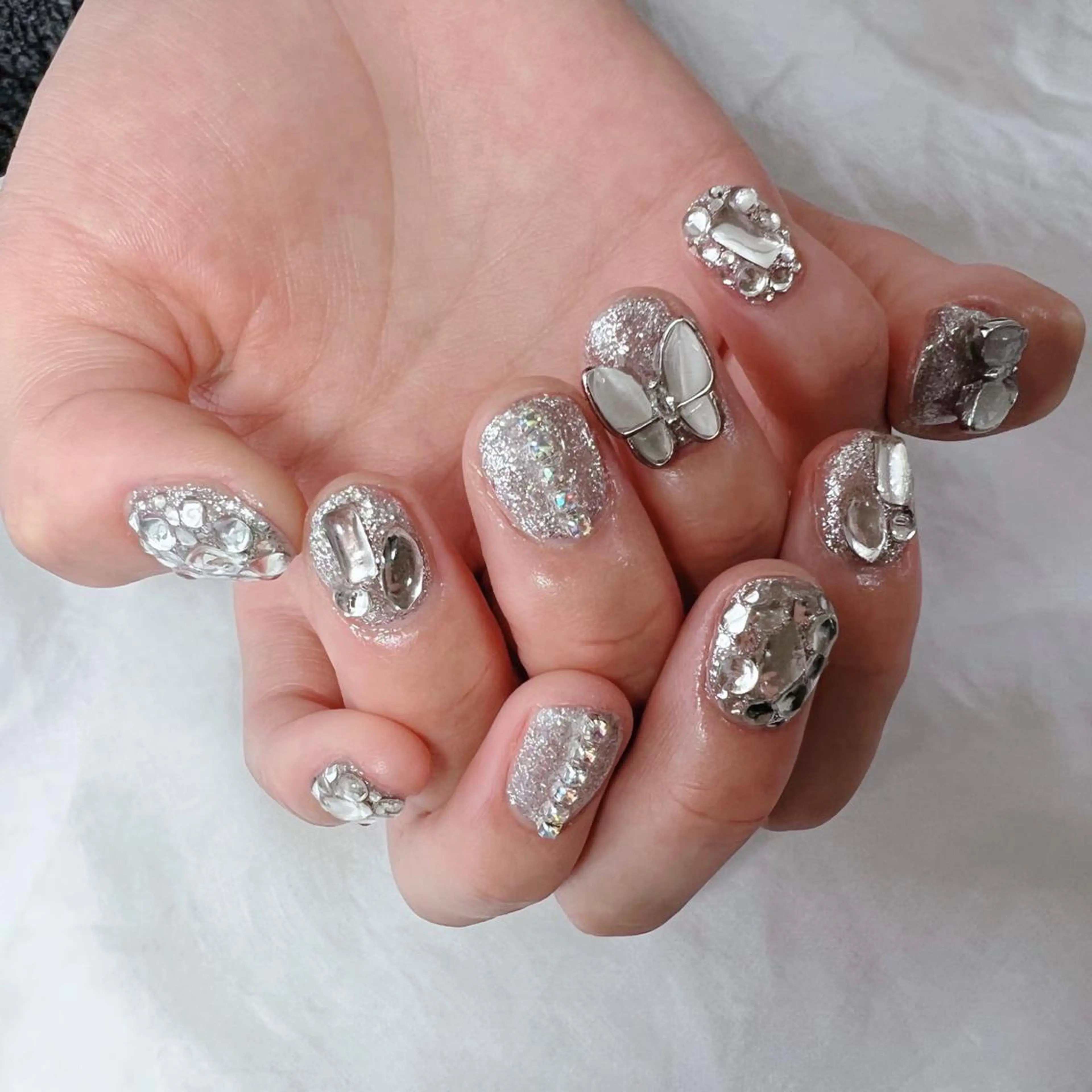 ショート ネイル ハンドネイル nail salon émuのネイルデザイン