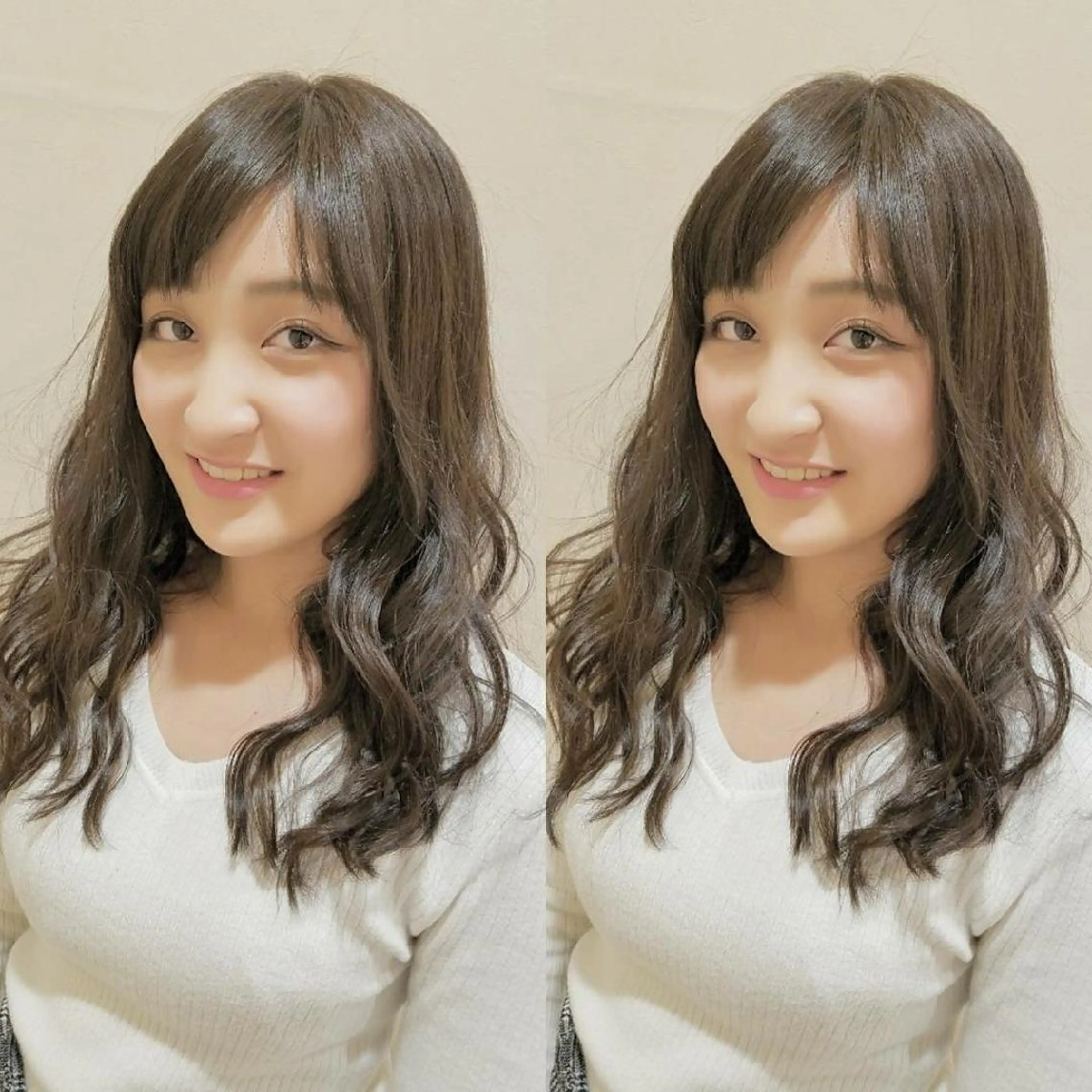 ロング カラー グレージュ イルミナカラー grow上野御徒町【グロウ】所属・ブリーチ・ハイトーン 特化🎉内山のヘアスタイル