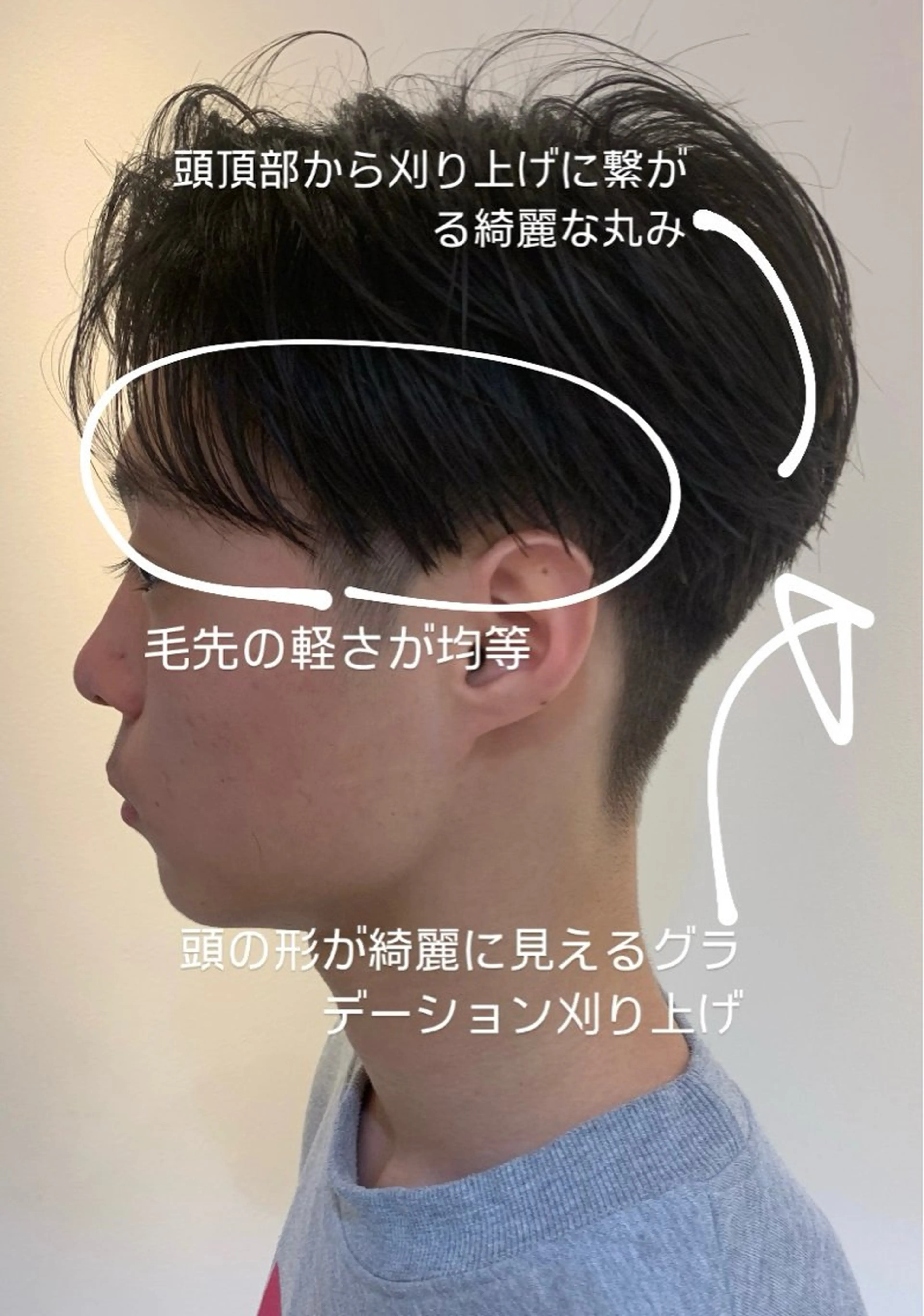 ショート メンズ 刈り上げ カット スカイレビュー所属・Yu /マッシュ/ スパイキーショートのヘアスタイル